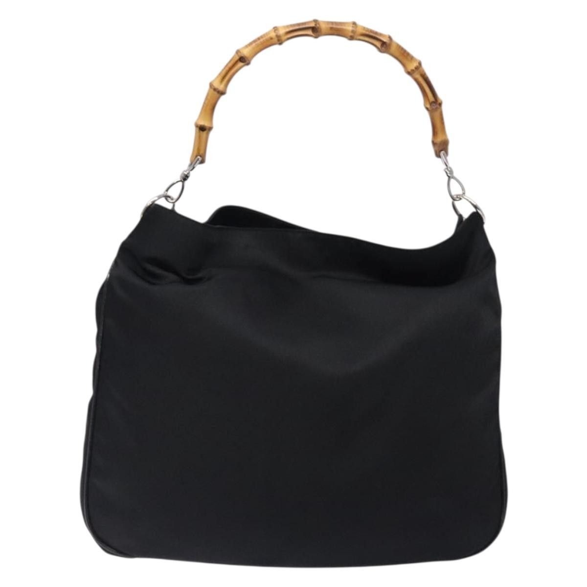Gucci Gucci Vintage Bamboo Shoulder Bag Nylon Size ONE SIZE - 19 Thumbnail