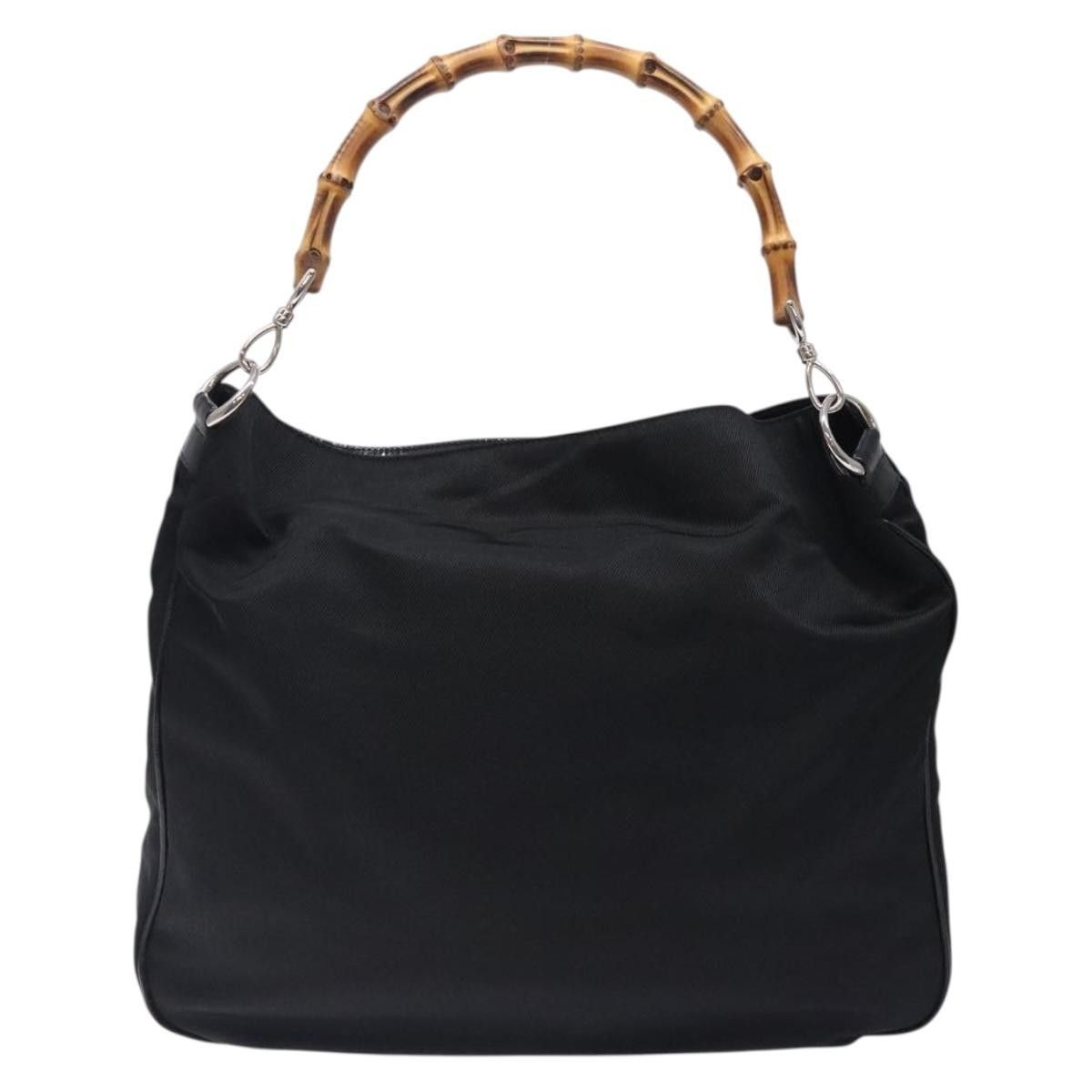 Gucci Gucci Vintage Bamboo Shoulder Bag Nylon Size ONE SIZE - 2 Thumbnail