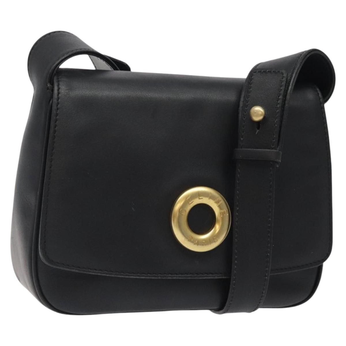 Celine Celine Vintage Circle Logo Crossbody Bag Leather Size ONE SIZE - 19 Thumbnail
