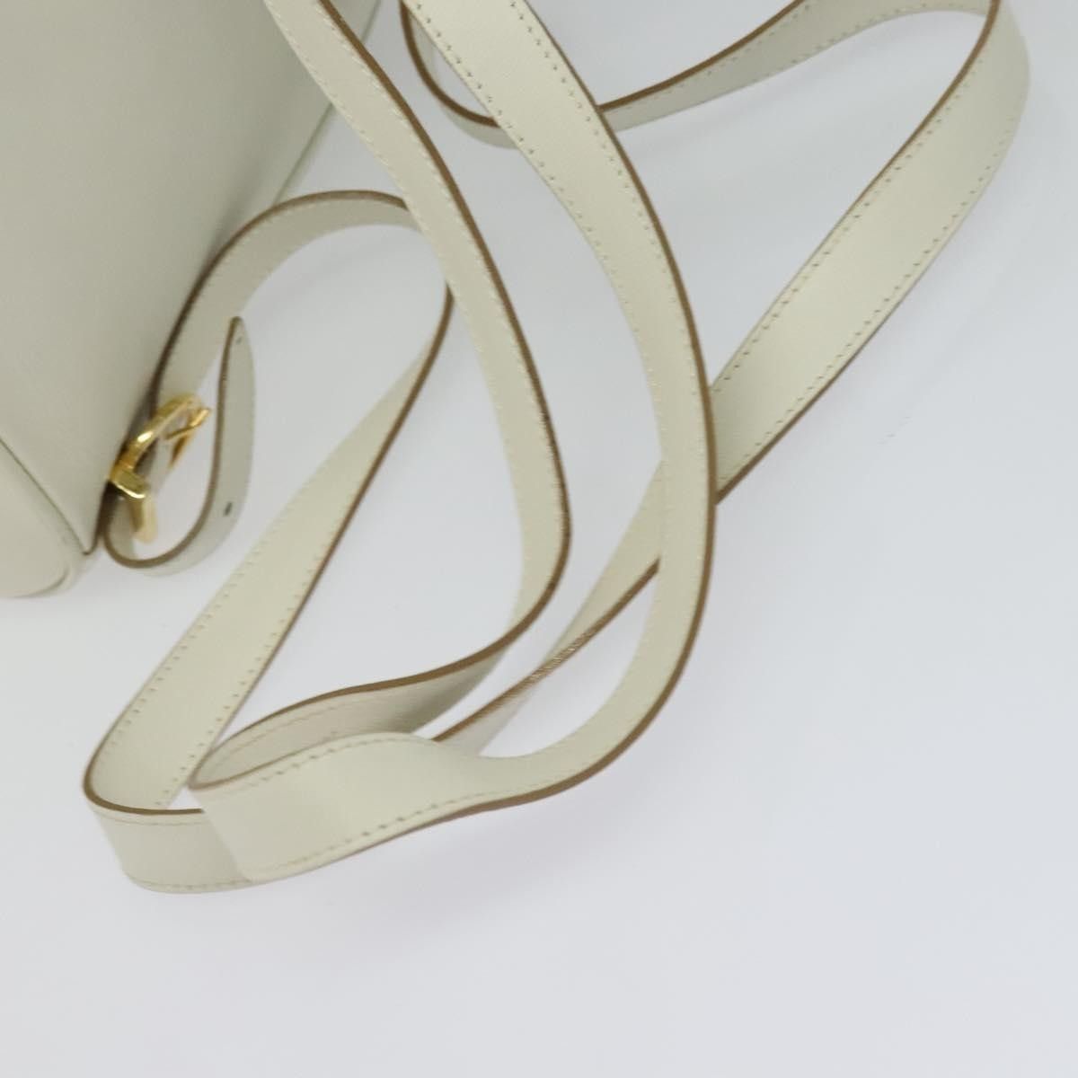 Salvatore Ferragamo Salvatore Ferragamo Gancini Flap Drawstring Backpack Leather Size ONE SIZE - 8 Thumbnail