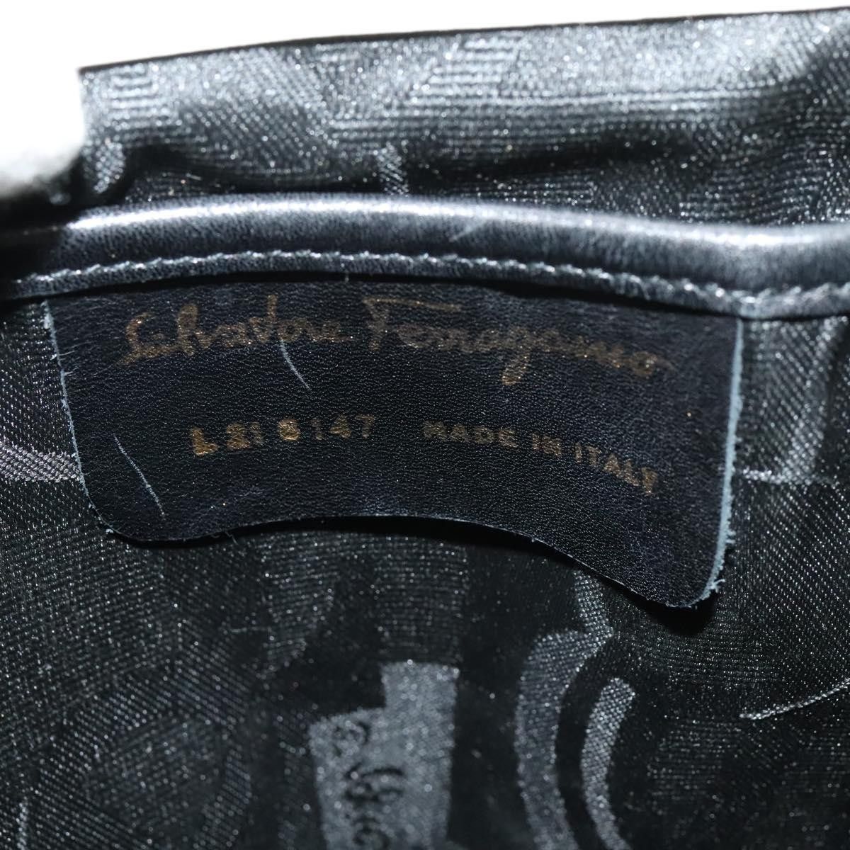 Salvatore Ferragamo Salvatore Ferragamo Gancini Flap Drawstring Backpack Leather Size ONE SIZE - 6 Thumbnail