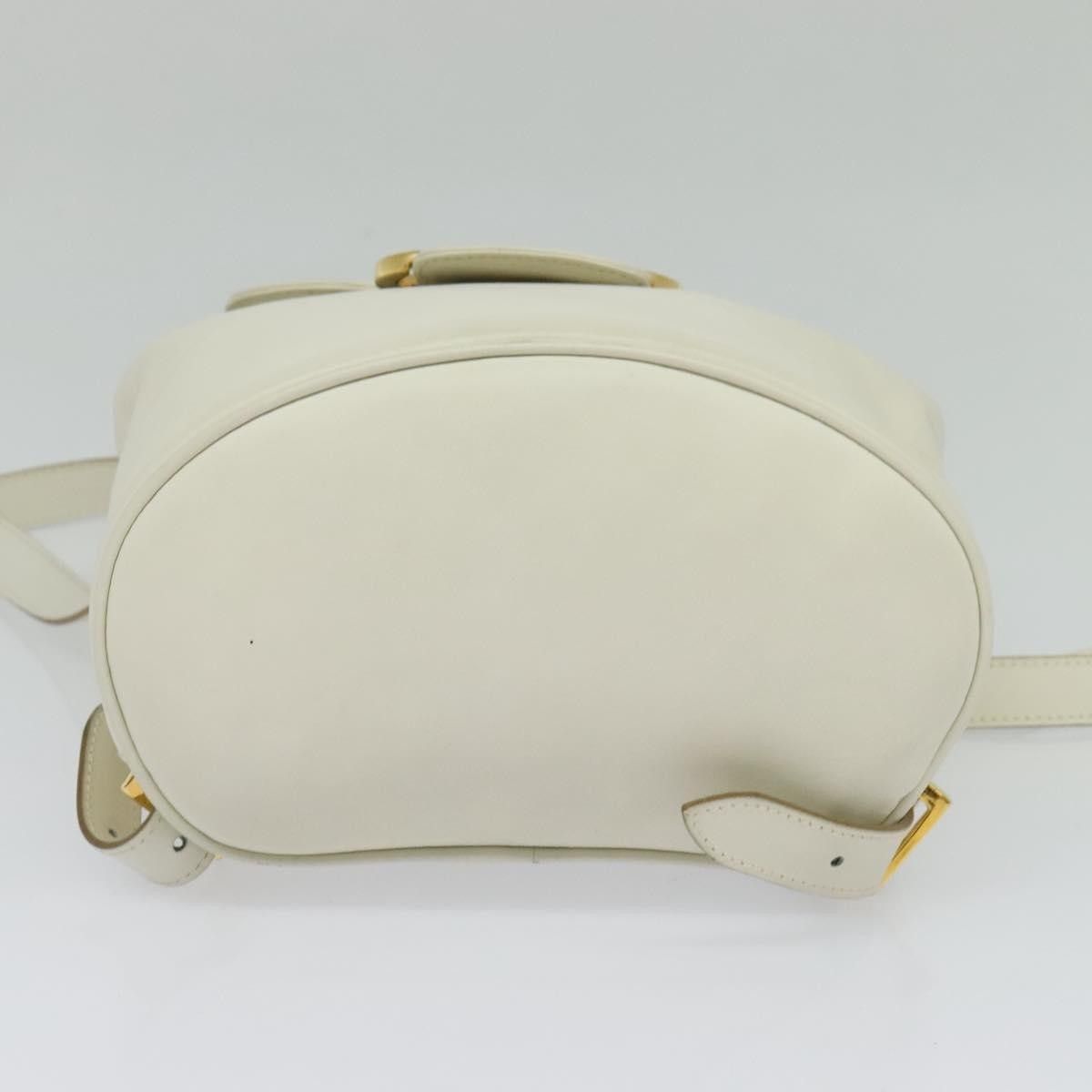 Salvatore Ferragamo Salvatore Ferragamo Gancini Flap Drawstring Backpack Leather Size ONE SIZE - 17 Thumbnail