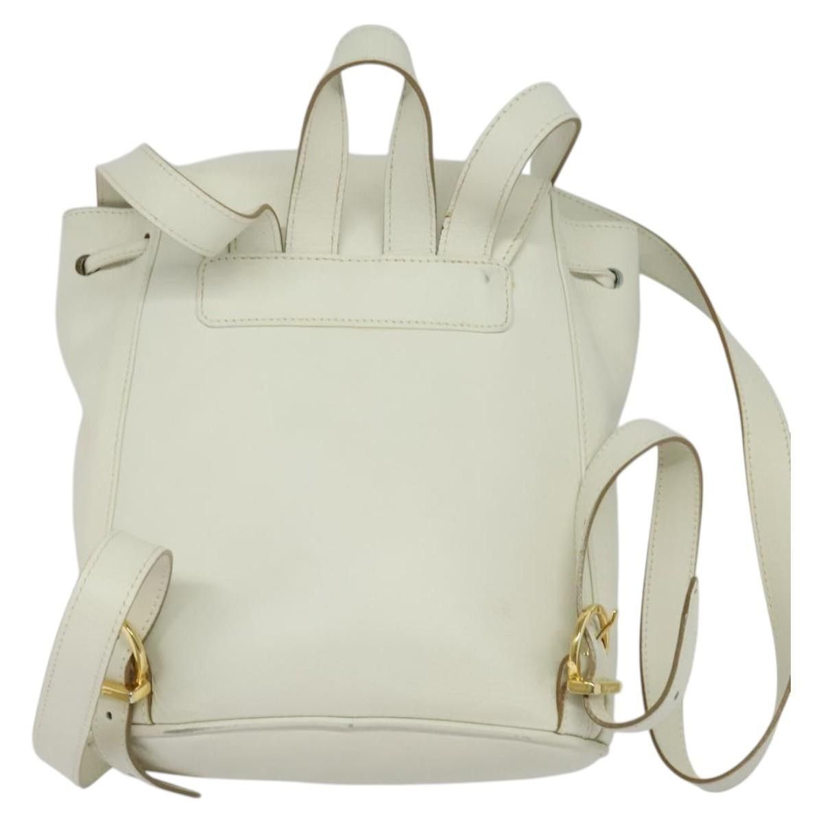 Salvatore Ferragamo Salvatore Ferragamo Gancini Flap Drawstring Backpack Leather Size ONE SIZE - 2 Thumbnail