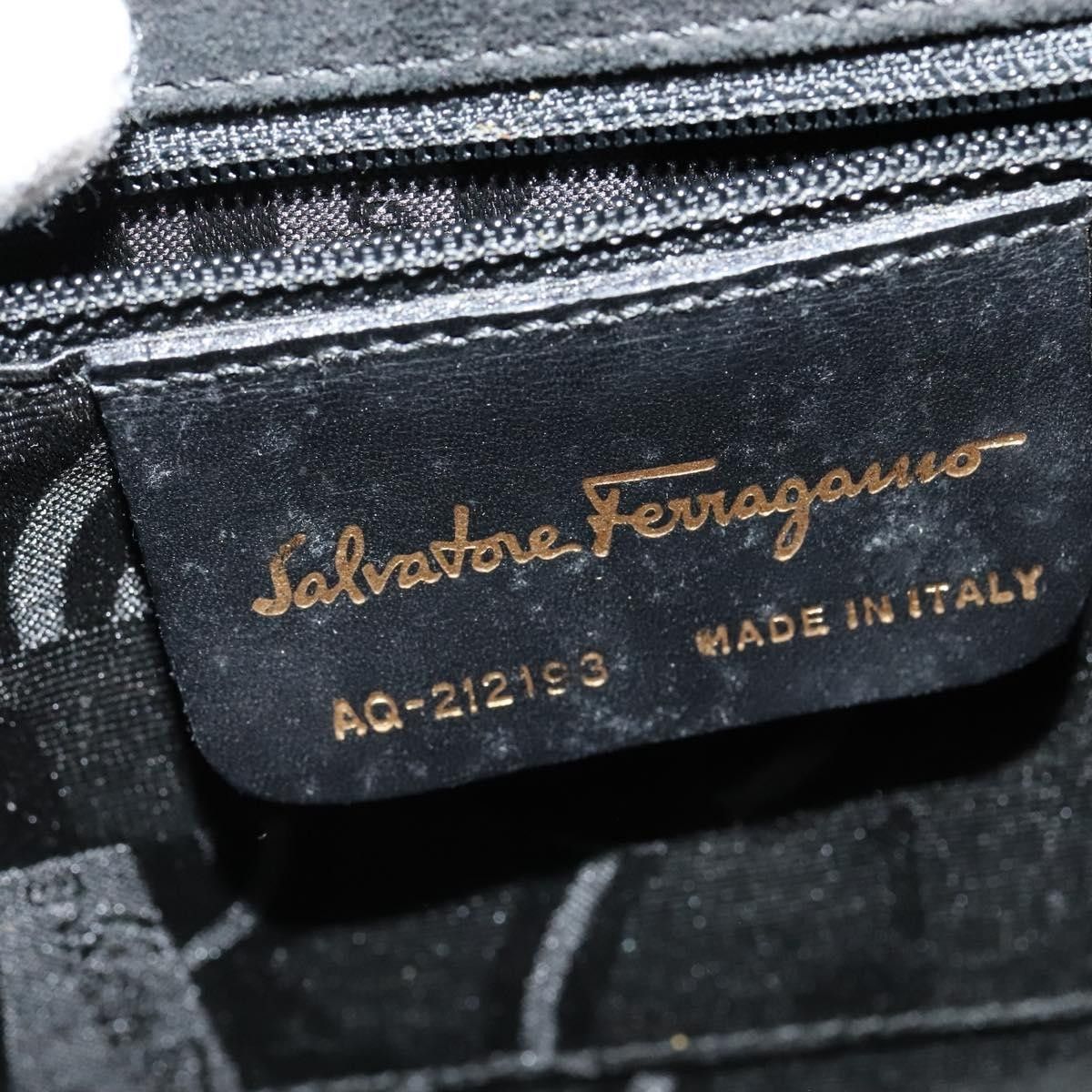 Salvatore Ferragamo Salvatore Ferragamo Gancini Convertible Top Handle Bag Suede Size ONE SIZE - 6 Thumbnail