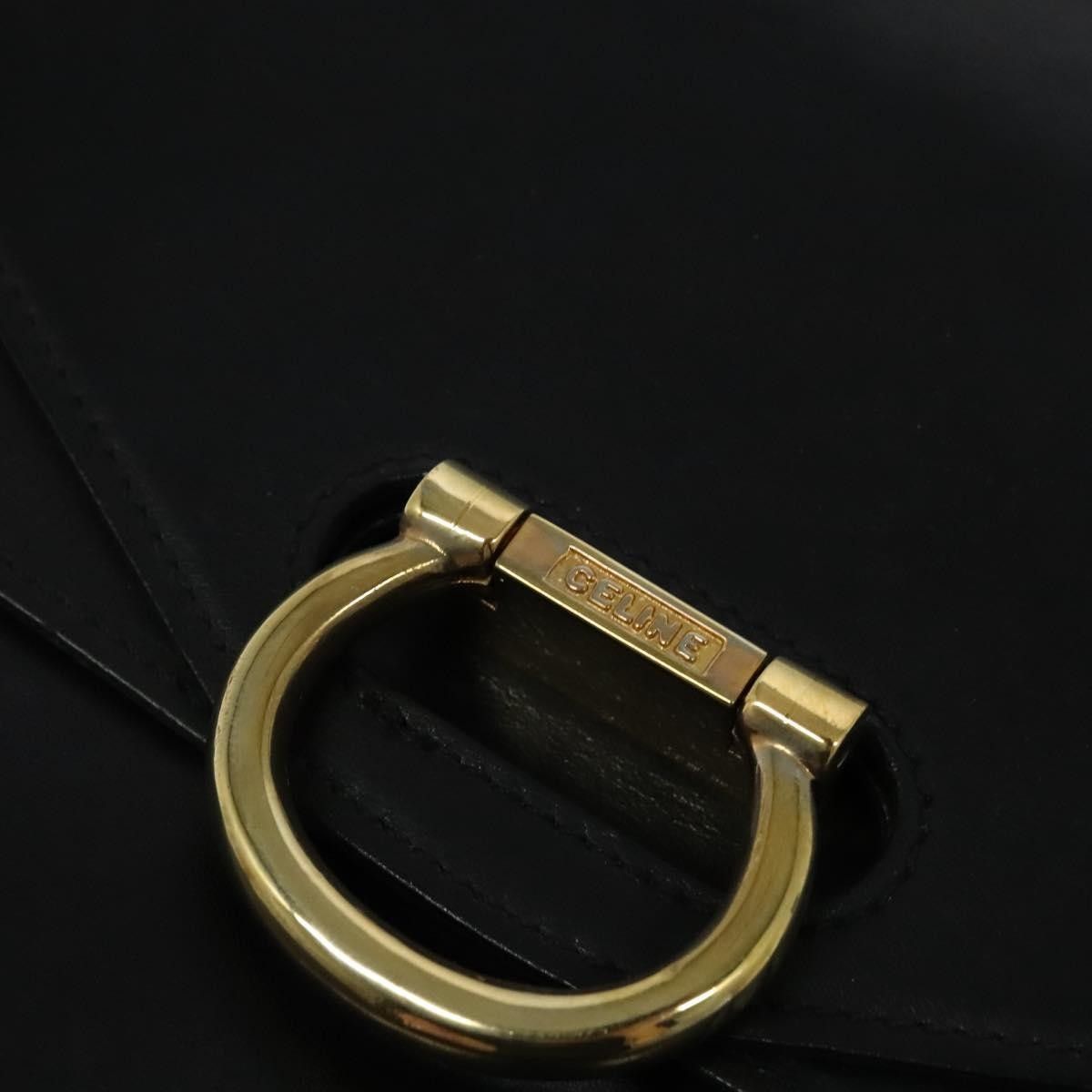 Celine Celine Gancini Handbag Leather Size ONE SIZE - 13 Thumbnail