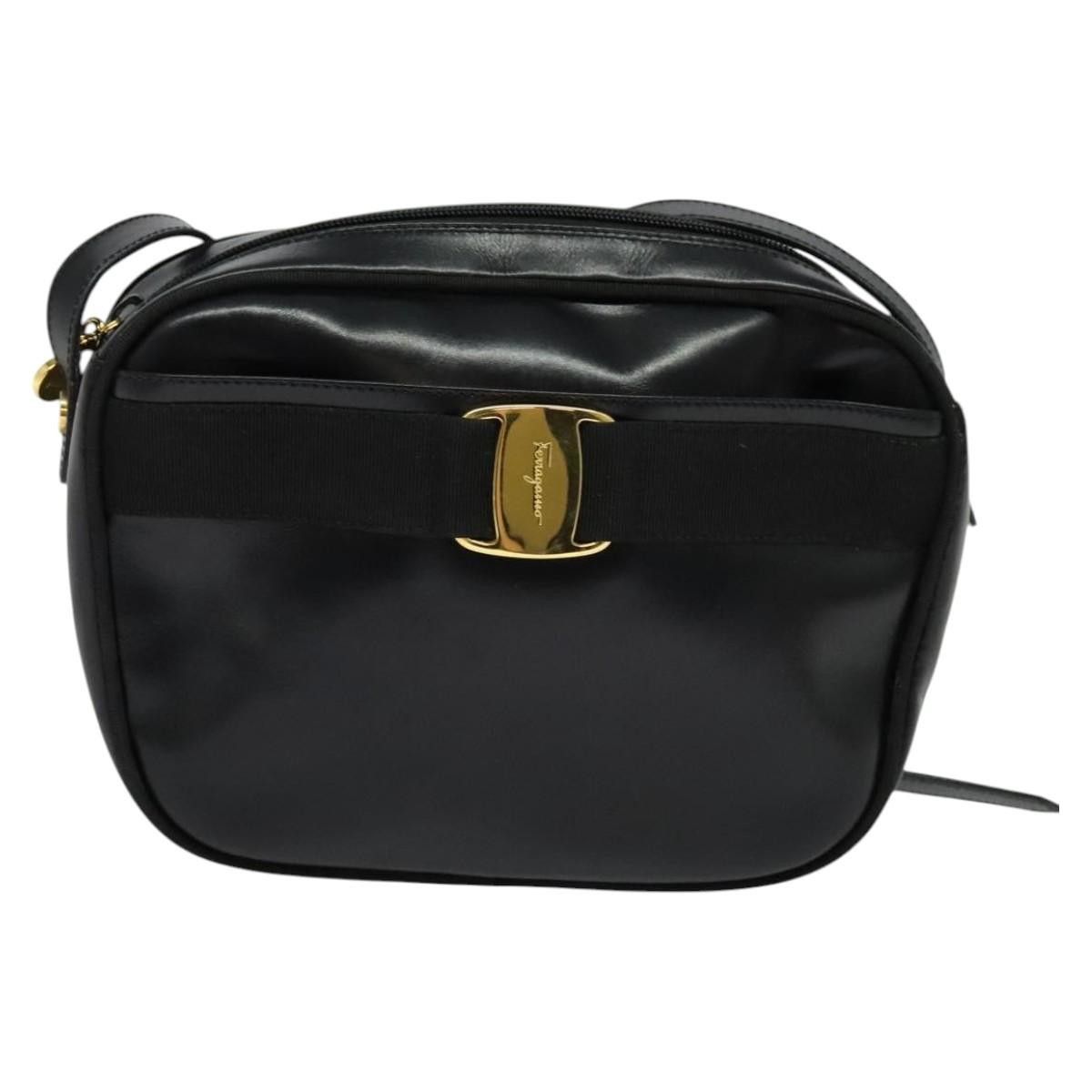 Salvatore Ferragamo Salvatore Ferragamo Vala Shoulder Bag Leather Size ONE SIZE - 17 Thumbnail