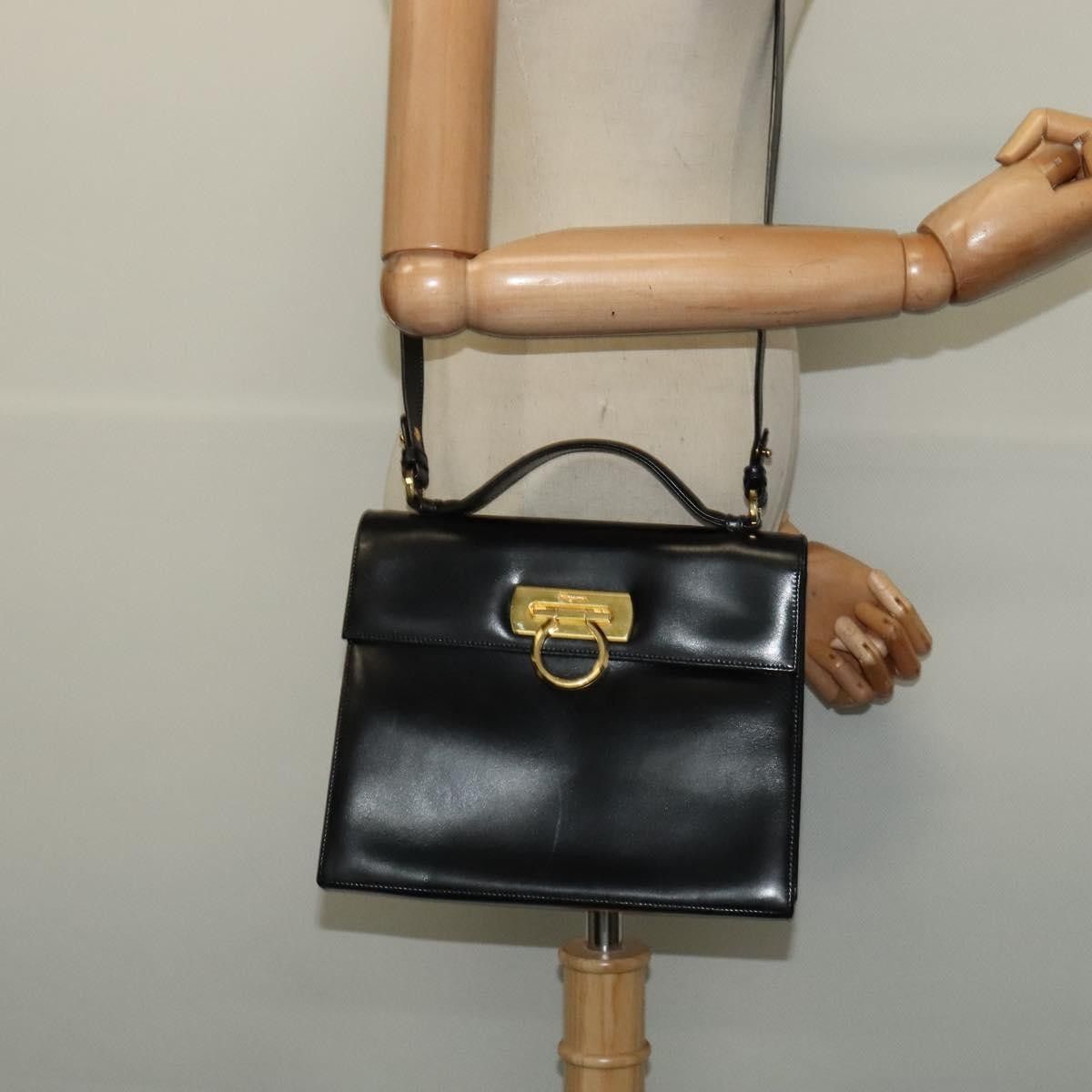 Salvatore Ferragamo Salvatore Ferragamo Gancini Convertible Top Handle Leather Size ONE SIZE - 13 Thumbnail