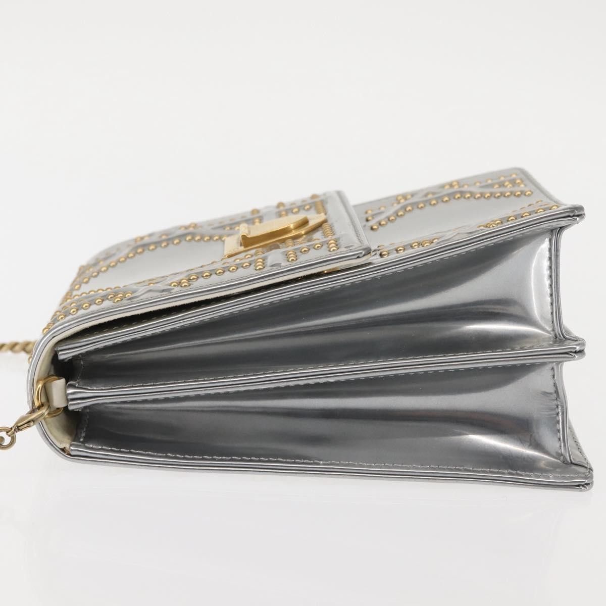 Dior Christian Dior Ultra Matte Diorama Vertical Clutch on Chain Studded Leather Size ONE SIZE - 4 Thumbnail