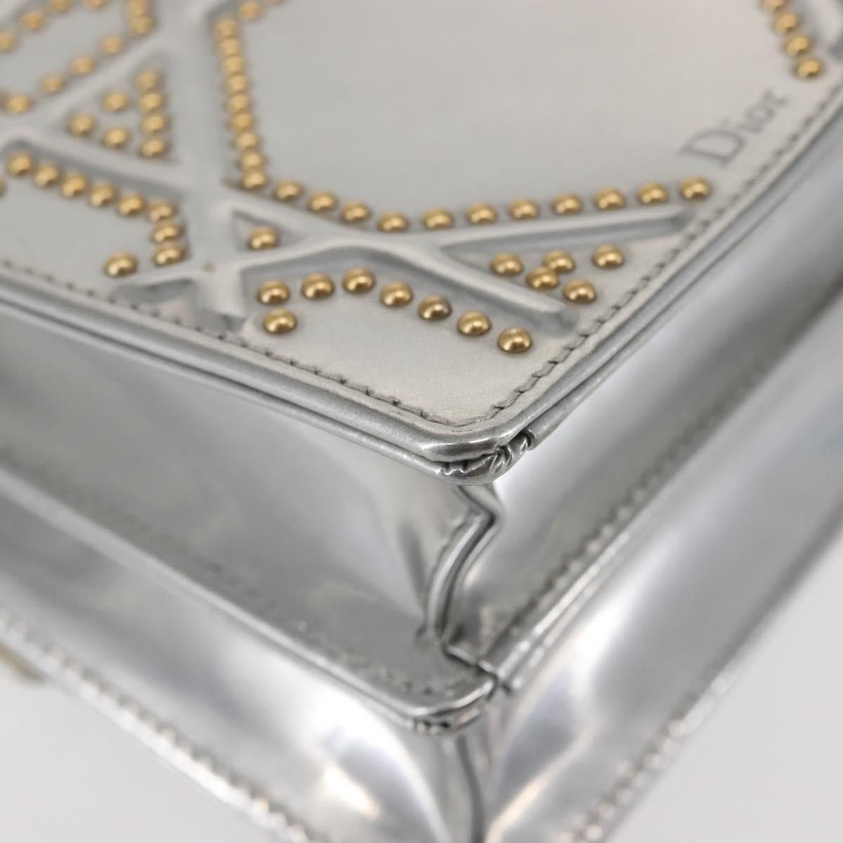 Dior Christian Dior Ultra Matte Diorama Vertical Clutch on Chain Studded Leather Size ONE SIZE - 10 Thumbnail