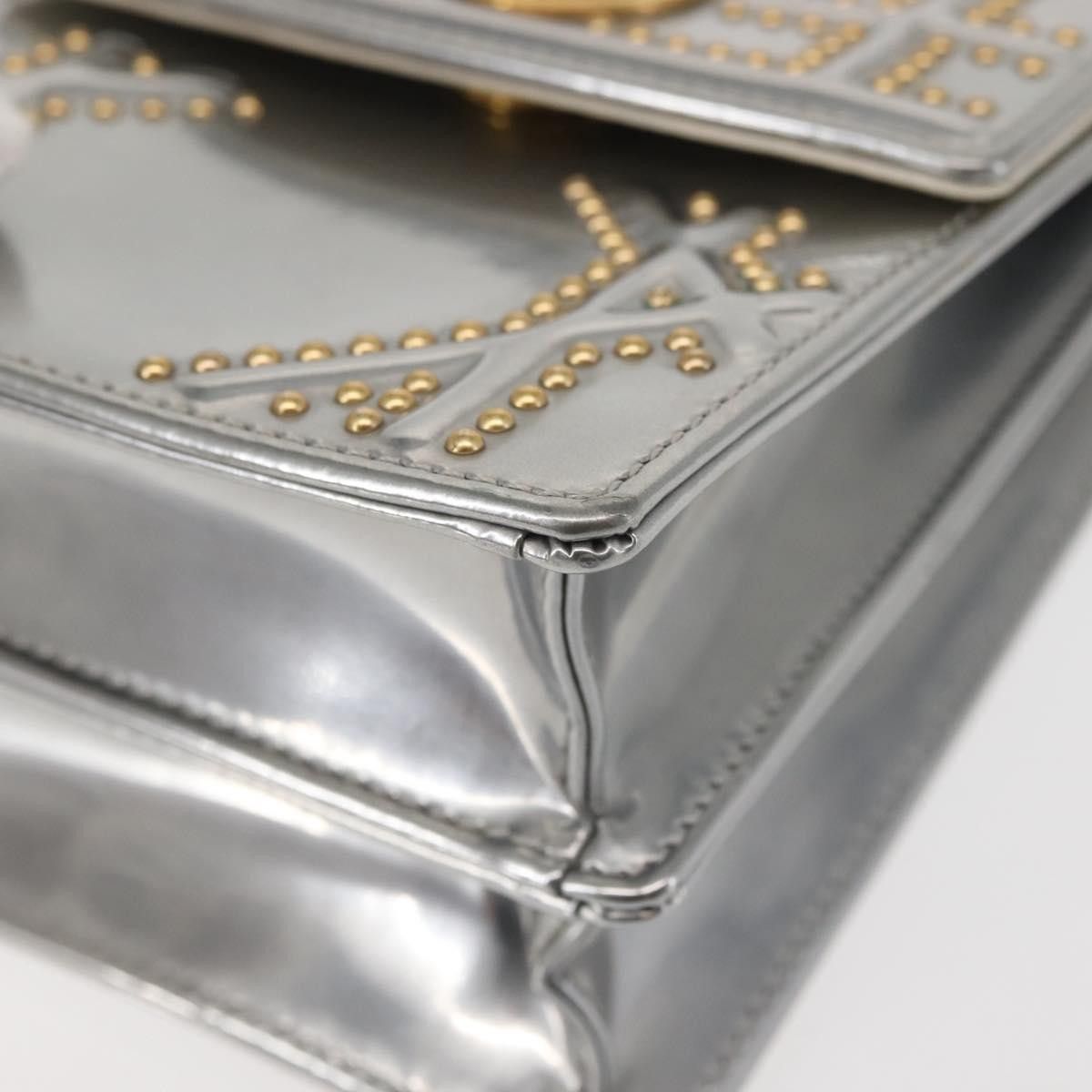 Dior Christian Dior Ultra Matte Diorama Vertical Clutch on Chain Studded Leather Size ONE SIZE - 9 Thumbnail