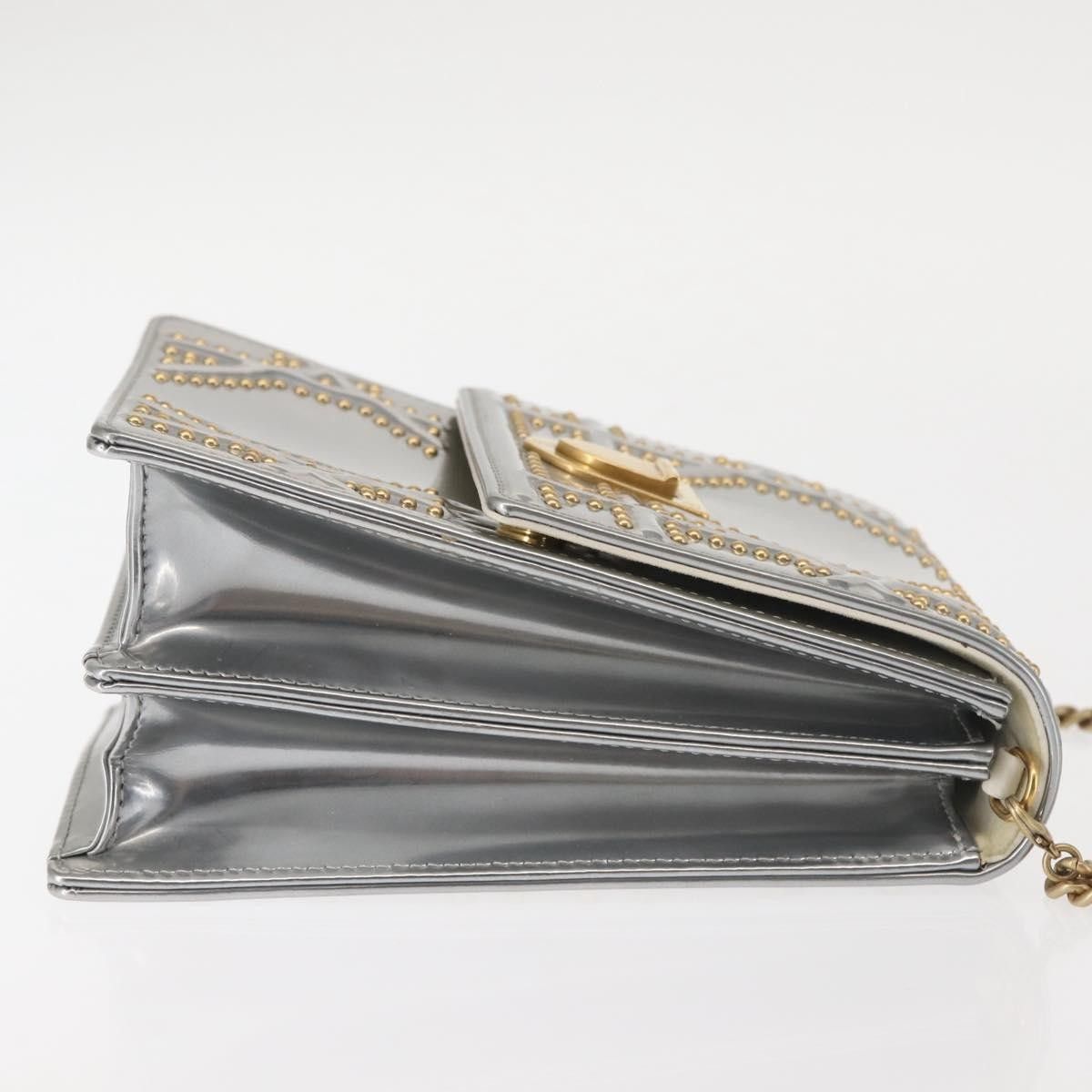 Dior Christian Dior Ultra Matte Diorama Vertical Clutch on Chain Studded Leather Size ONE SIZE - 3 Thumbnail
