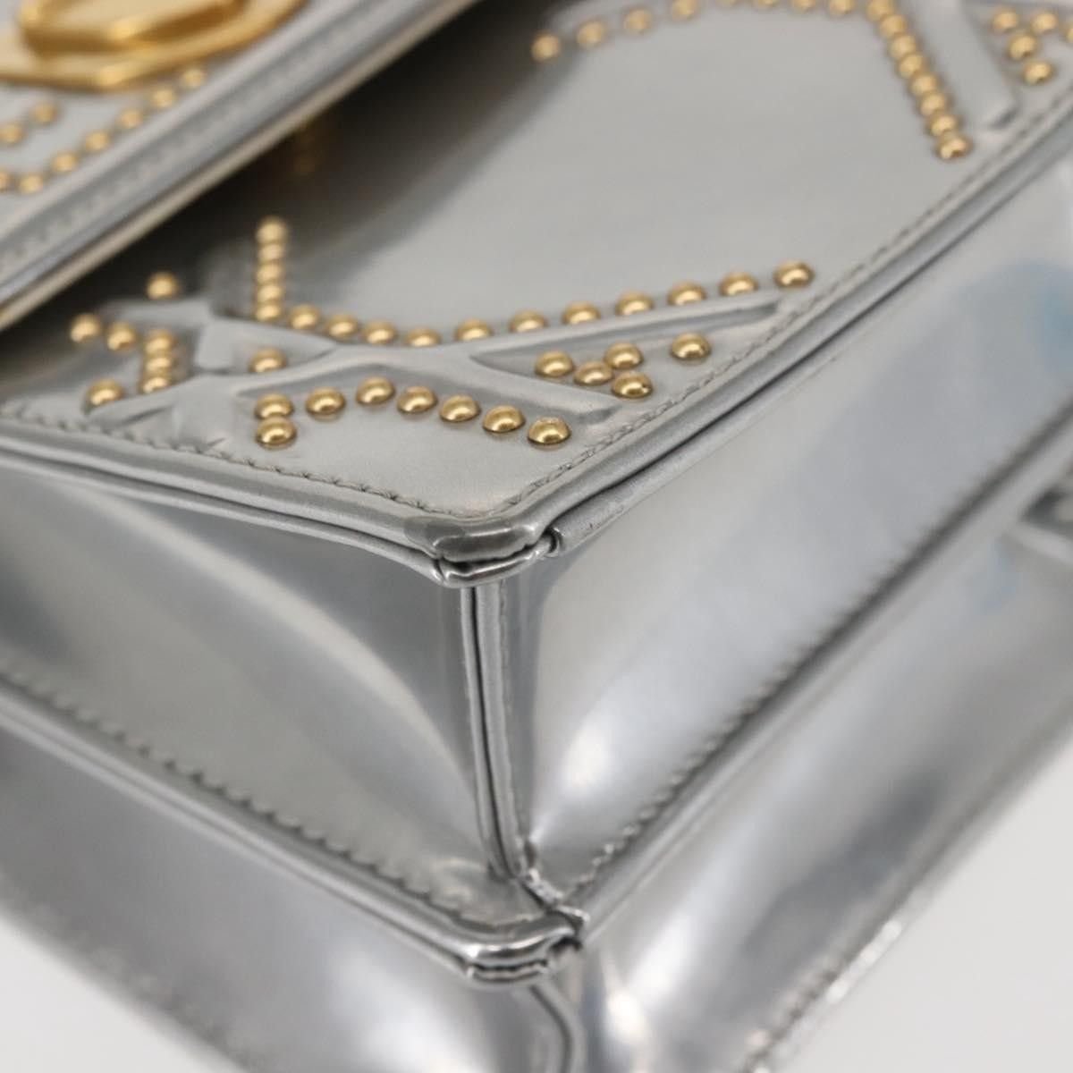 Dior Christian Dior Ultra Matte Diorama Vertical Clutch on Chain Studded Leather Size ONE SIZE - 11 Thumbnail