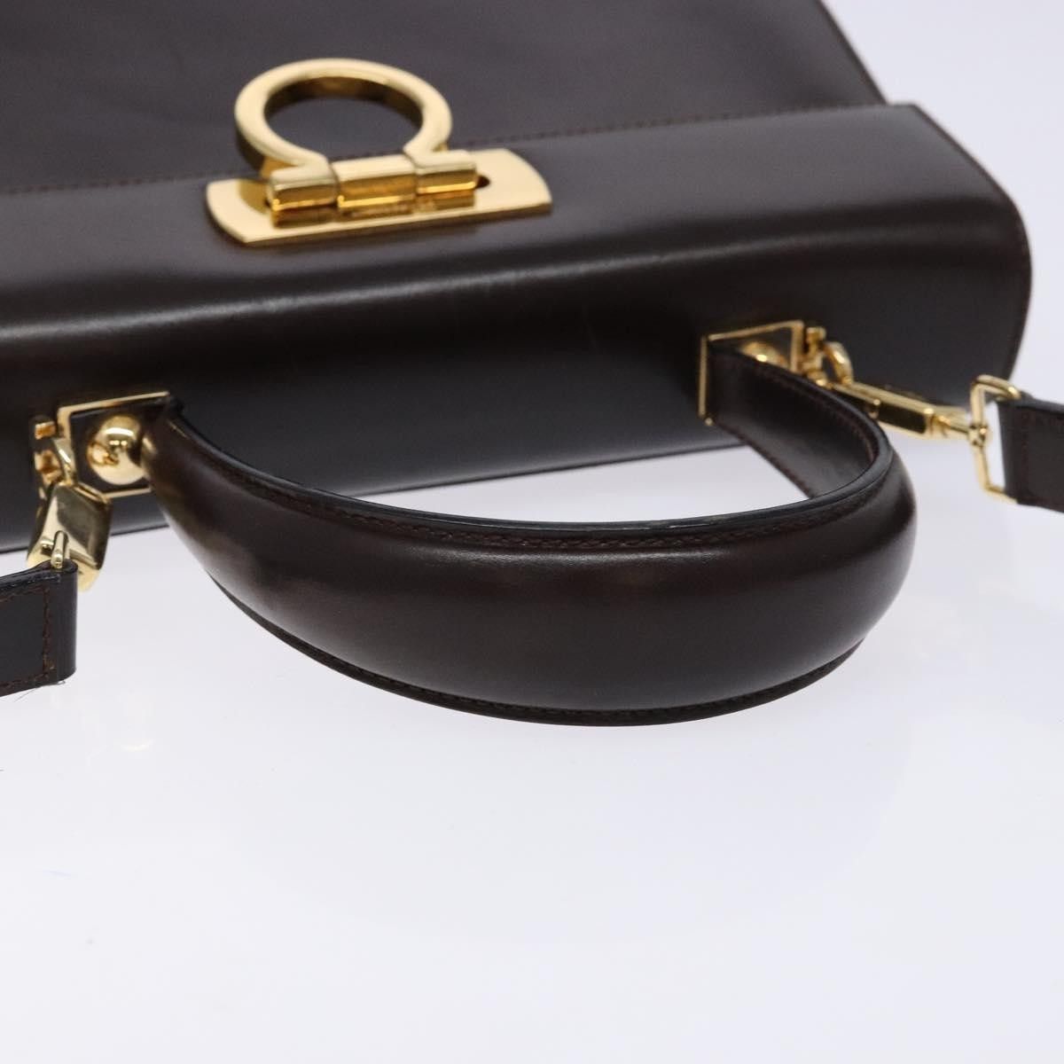 Salvatore Ferragamo Salvatore Ferragamo Gancini Convertible Top Handle Bag Leather Size ONE SIZE - 18 Thumbnail