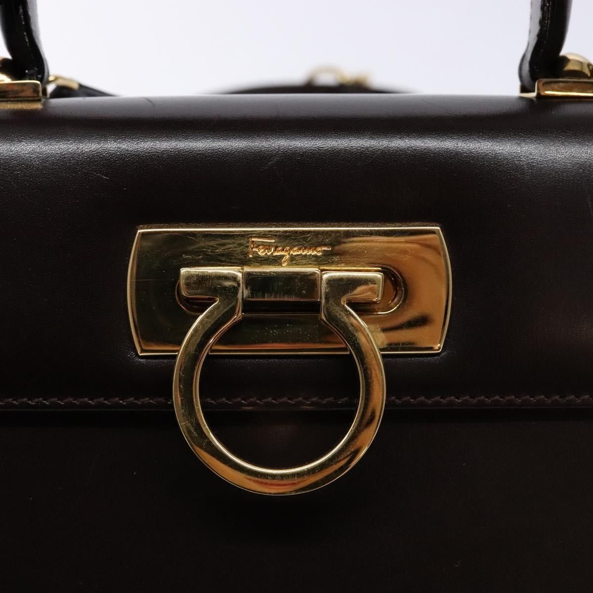 Salvatore Ferragamo Salvatore Ferragamo Gancini Convertible Top Handle Bag Leather Size ONE SIZE - 12 Thumbnail