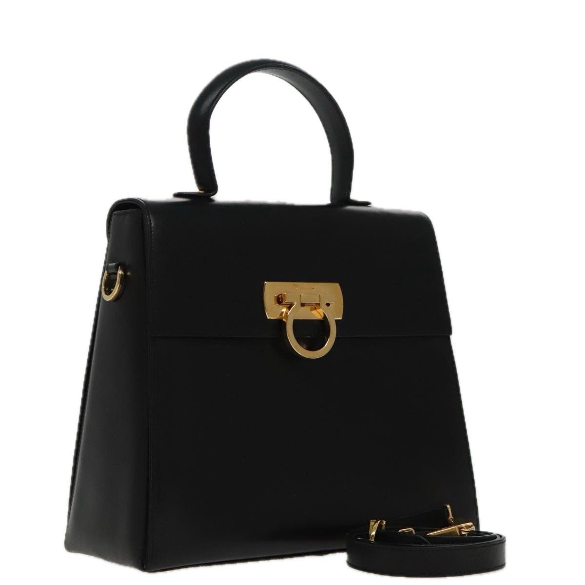Salvatore Ferragamo Salvatore Ferragamo Gancini Convertible Top Handle Bag Leather Size ONE SIZE - 19 Thumbnail