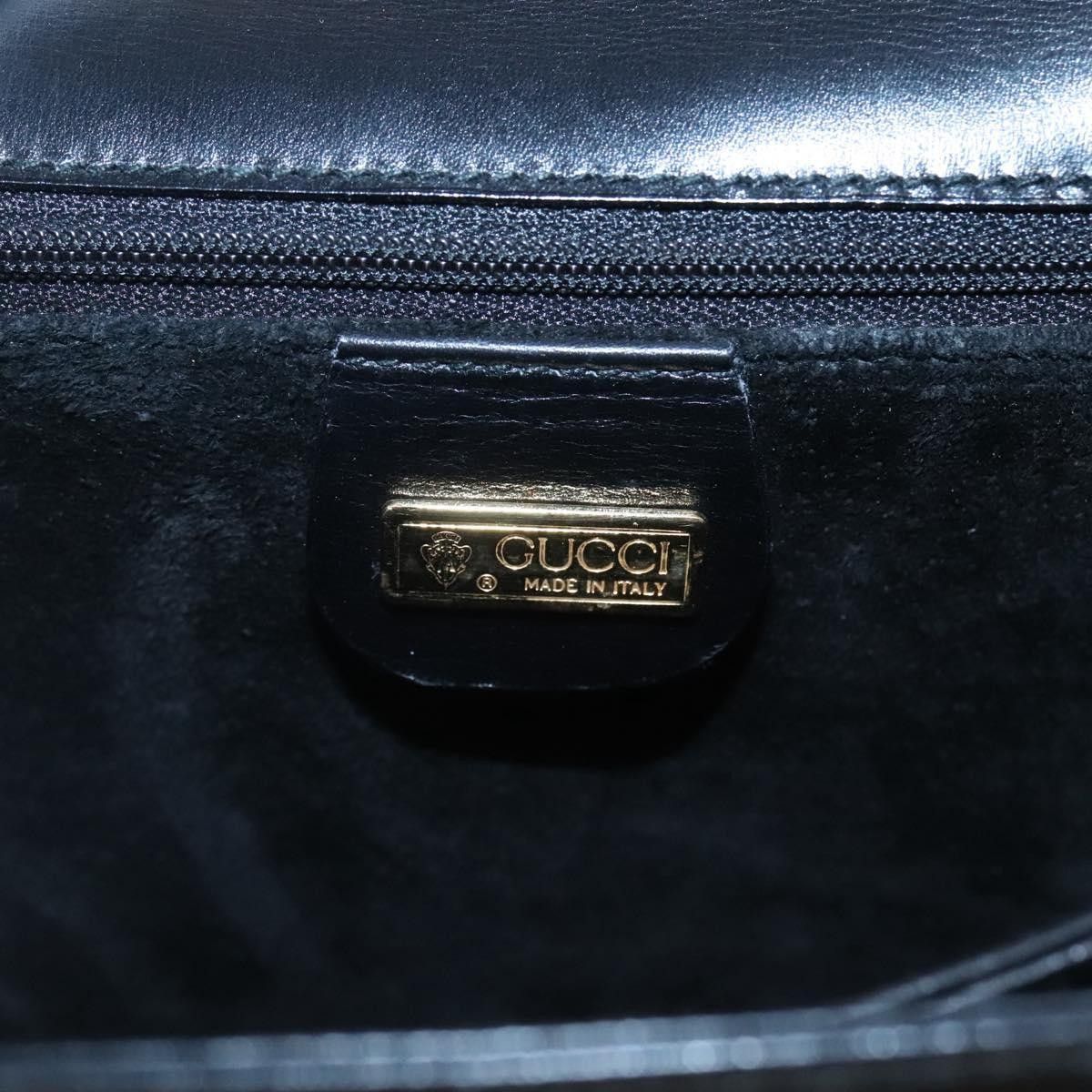 Gucci Gucci Vintage Handbag Leather Size ONE SIZE - 6 Thumbnail