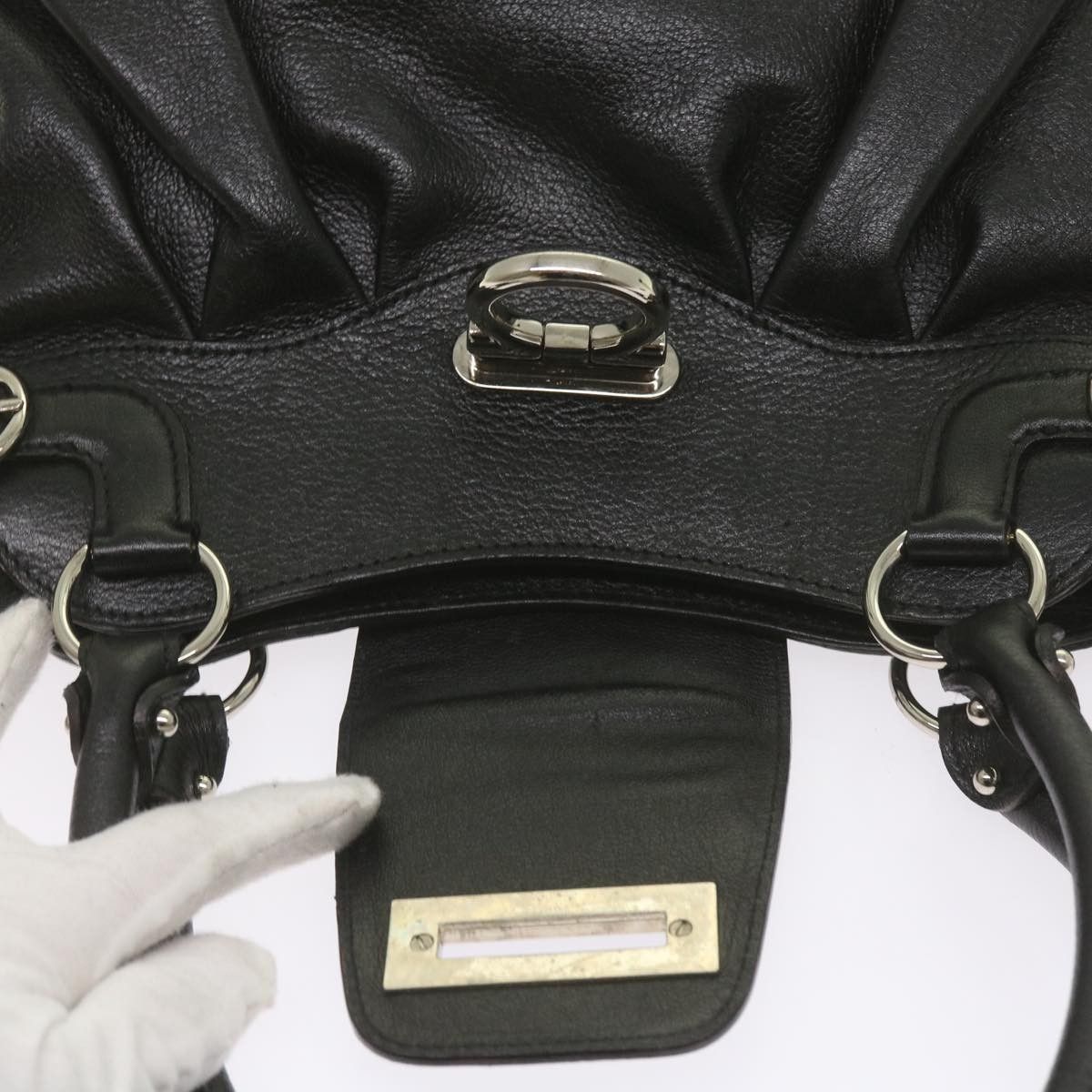 Salvatore Ferragamo Salvatore Ferragamo Gancini handbag Leather Size ONE SIZE - 15 Thumbnail