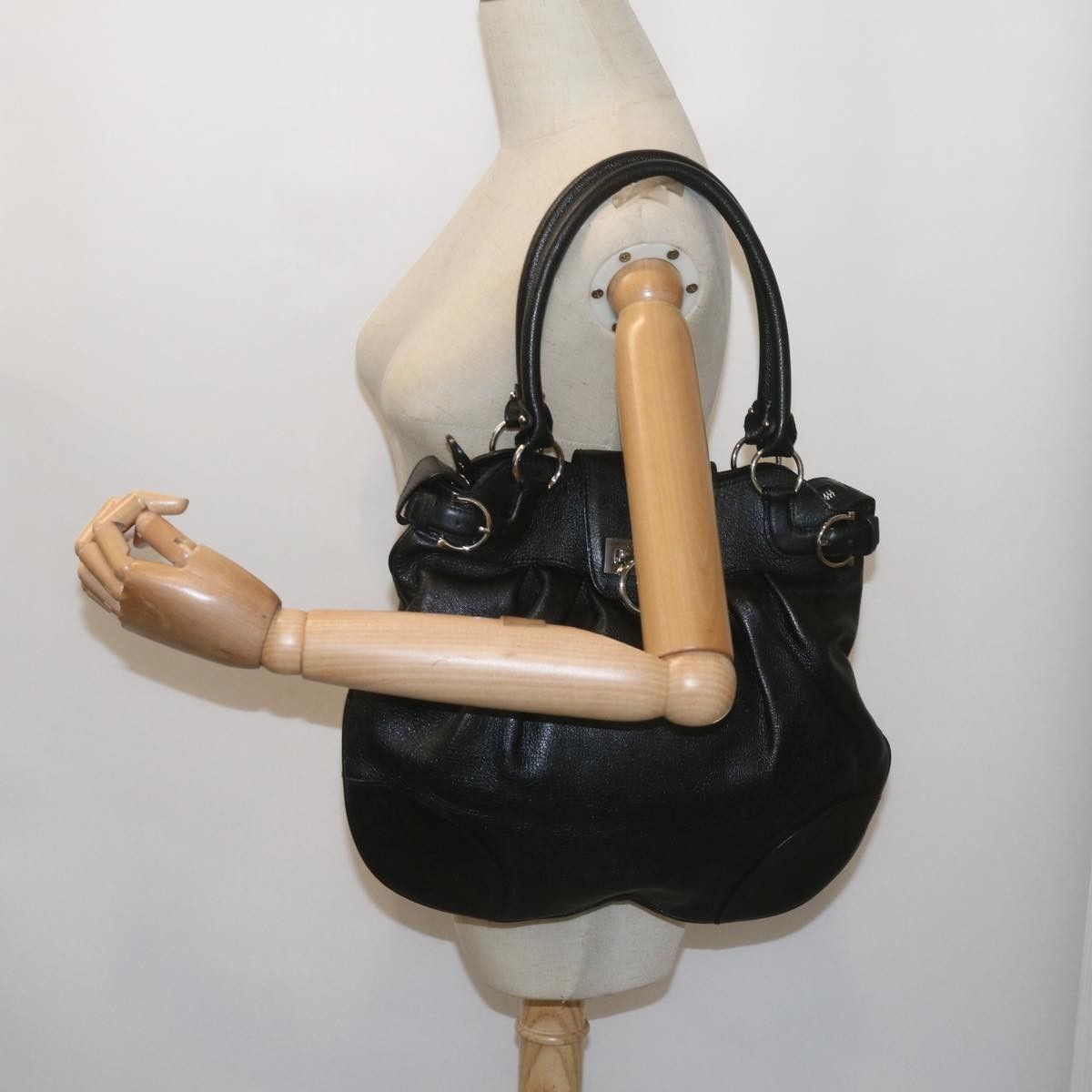 Salvatore Ferragamo Salvatore Ferragamo Gancini handbag Leather Size ONE SIZE - 12 Thumbnail