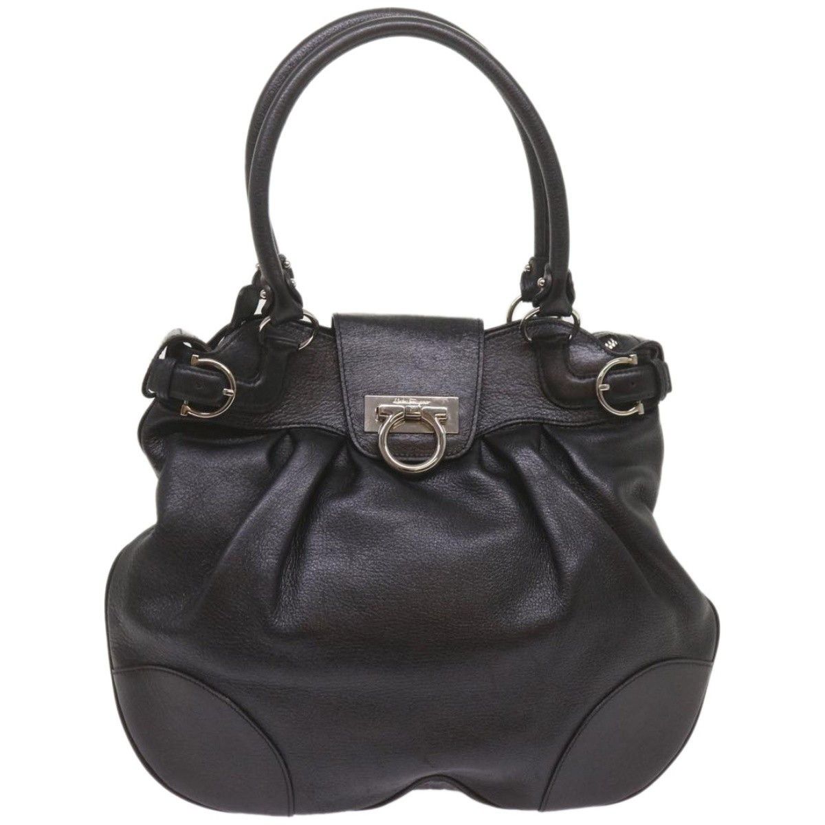 Salvatore Ferragamo Salvatore Ferragamo Gancini handbag Leather Size ONE SIZE - 17 Thumbnail