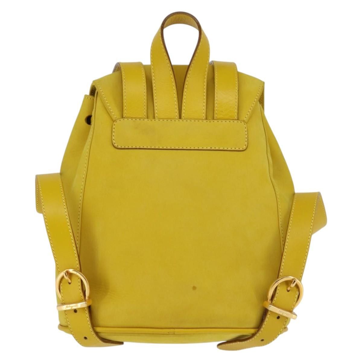 Salvatore Ferragamo Salvatore Ferragamo Gancini Backpack Suede Size ONE SIZE - 2 Thumbnail