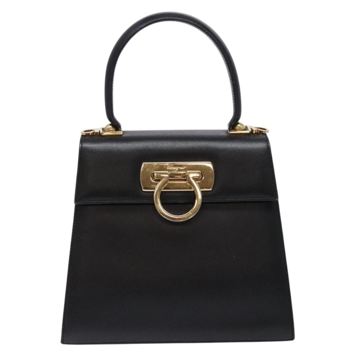 Salvatore Ferragamo Salvatore Ferragamo Gancini Convertible Top Handle Bag Leather Size ONE SIZE - 17 Thumbnail