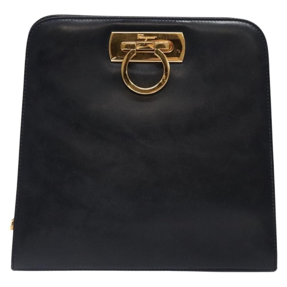 Salvatore Ferragamo Salvatore Ferragamo Gancini Shoulder Bag Leather Size ONE SIZE - 18 Thumbnail
