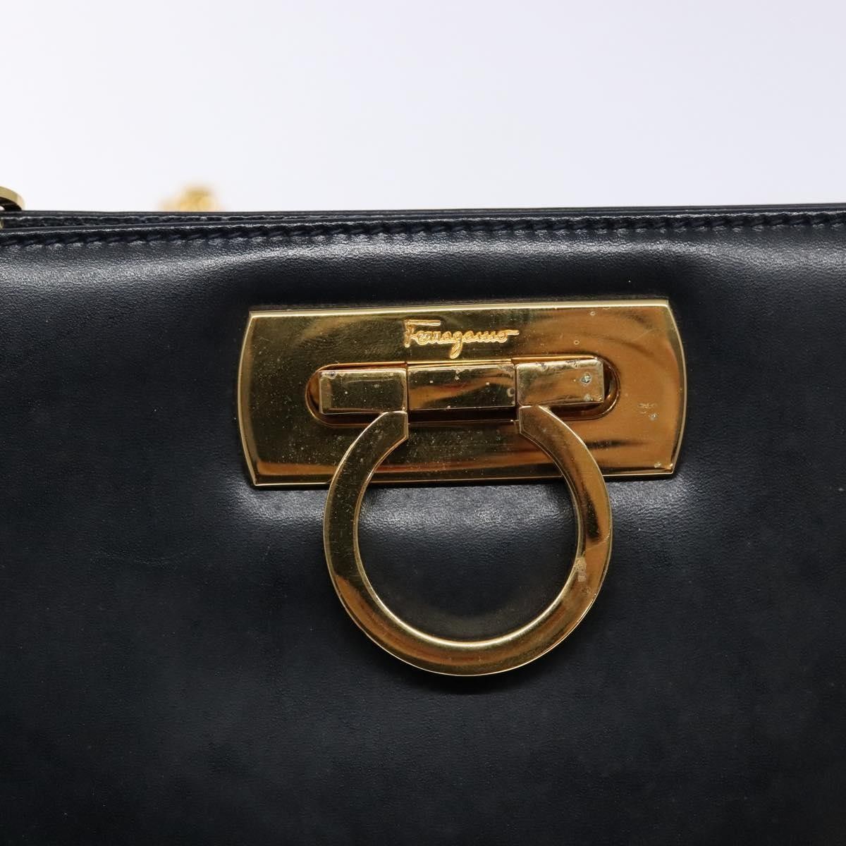 Salvatore Ferragamo Salvatore Ferragamo Gancini Shoulder Bag Leather Size ONE SIZE - 12 Thumbnail
