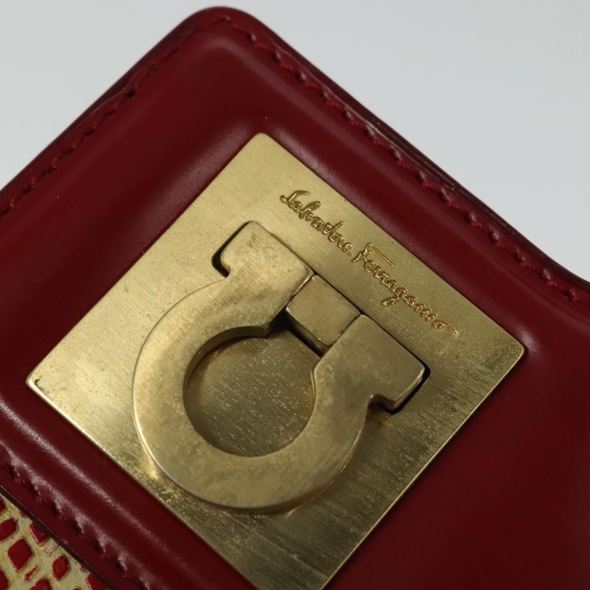 Salvatore Ferragamo Salvatore Ferragamo Wanda Handbag Leather Size ONE SIZE - 12 Thumbnail