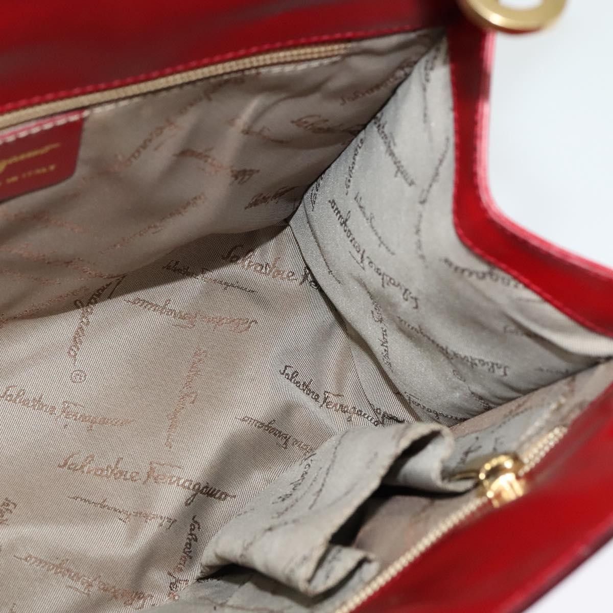 Salvatore Ferragamo Salvatore Ferragamo Wanda Handbag Leather Size ONE SIZE - 14 Thumbnail