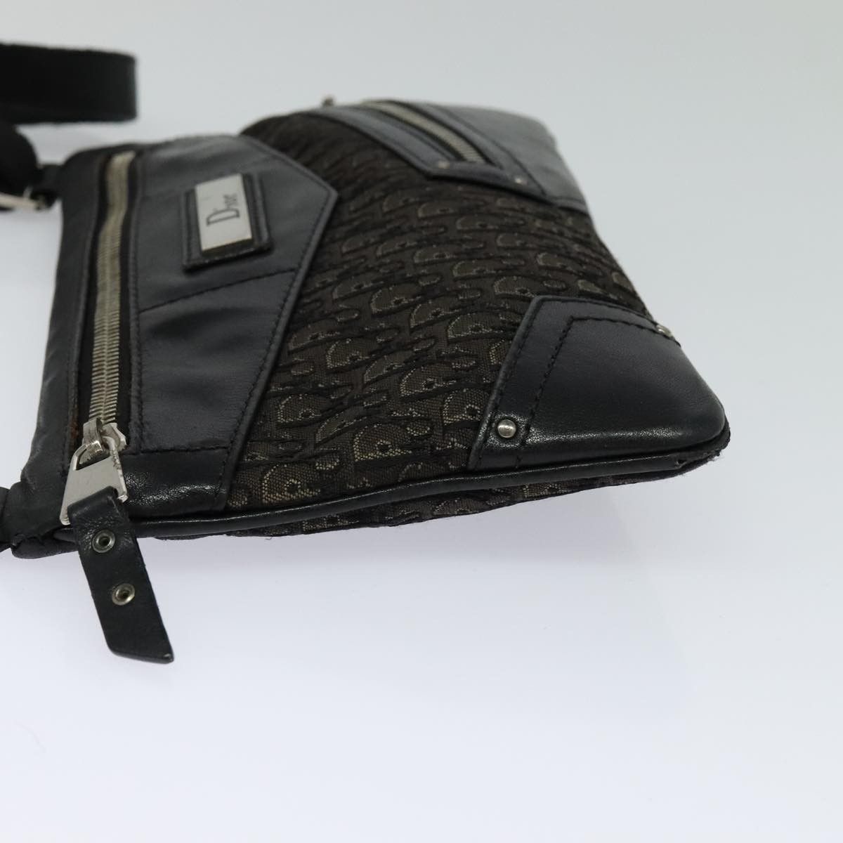 Dior Christian Dior Vintage Trotter Shoulder Bag Canvas Size ONE SIZE - 3 Thumbnail