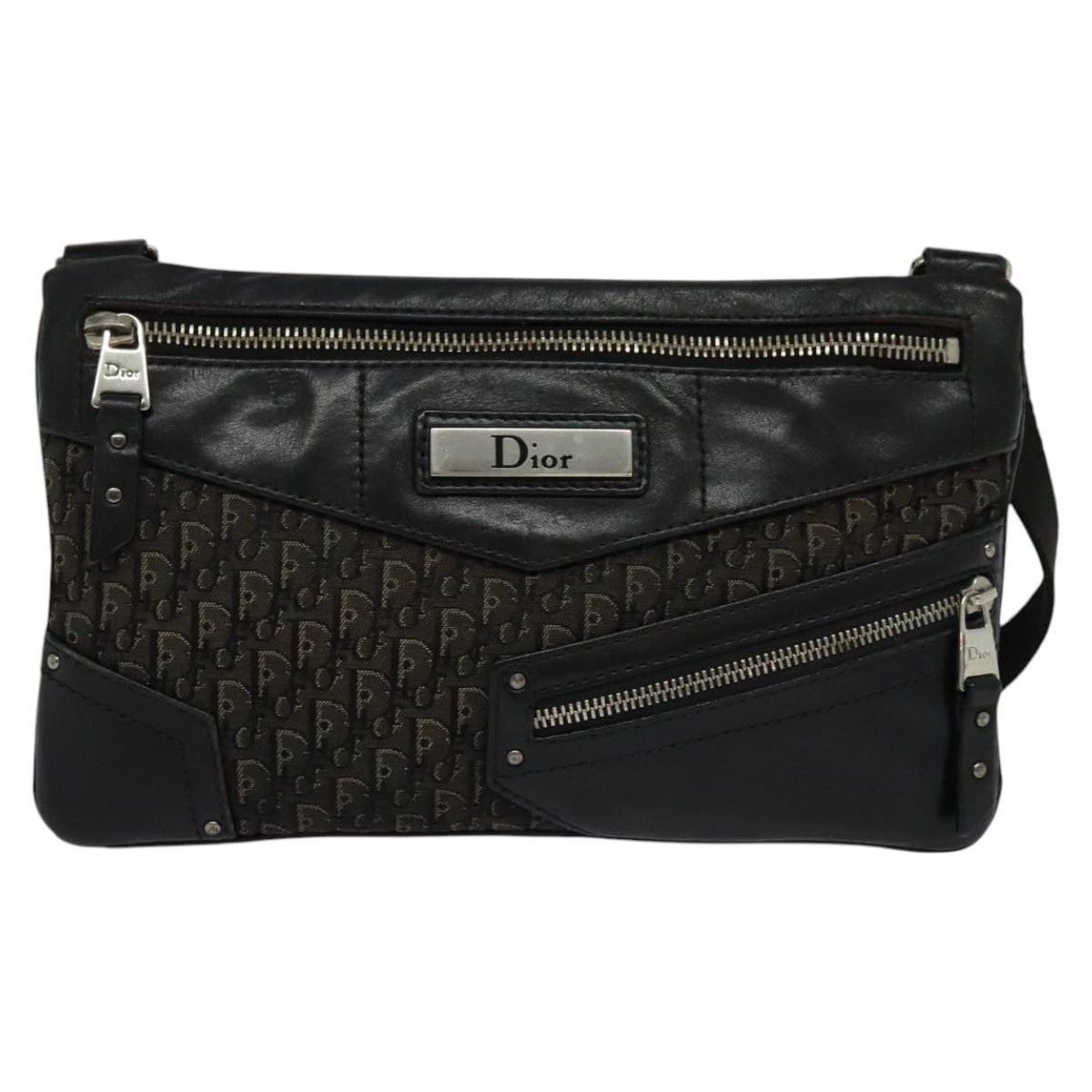 Dior Christian Dior Vintage Trotter Shoulder Bag Canvas Size ONE SIZE - 22 Thumbnail