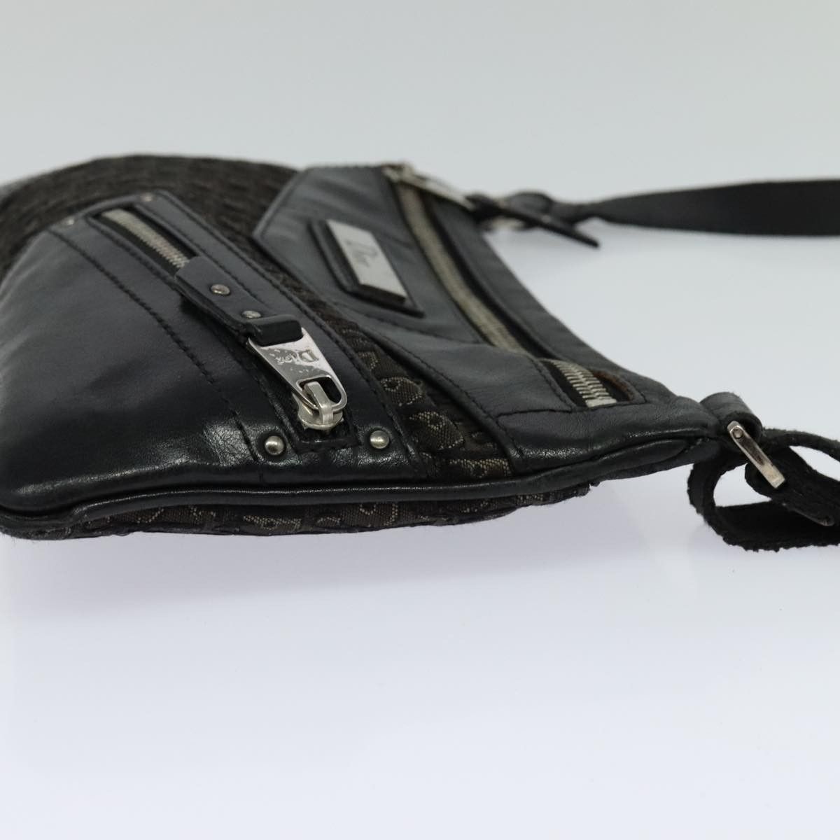 Dior Christian Dior Vintage Trotter Shoulder Bag Canvas Size ONE SIZE - 4 Thumbnail