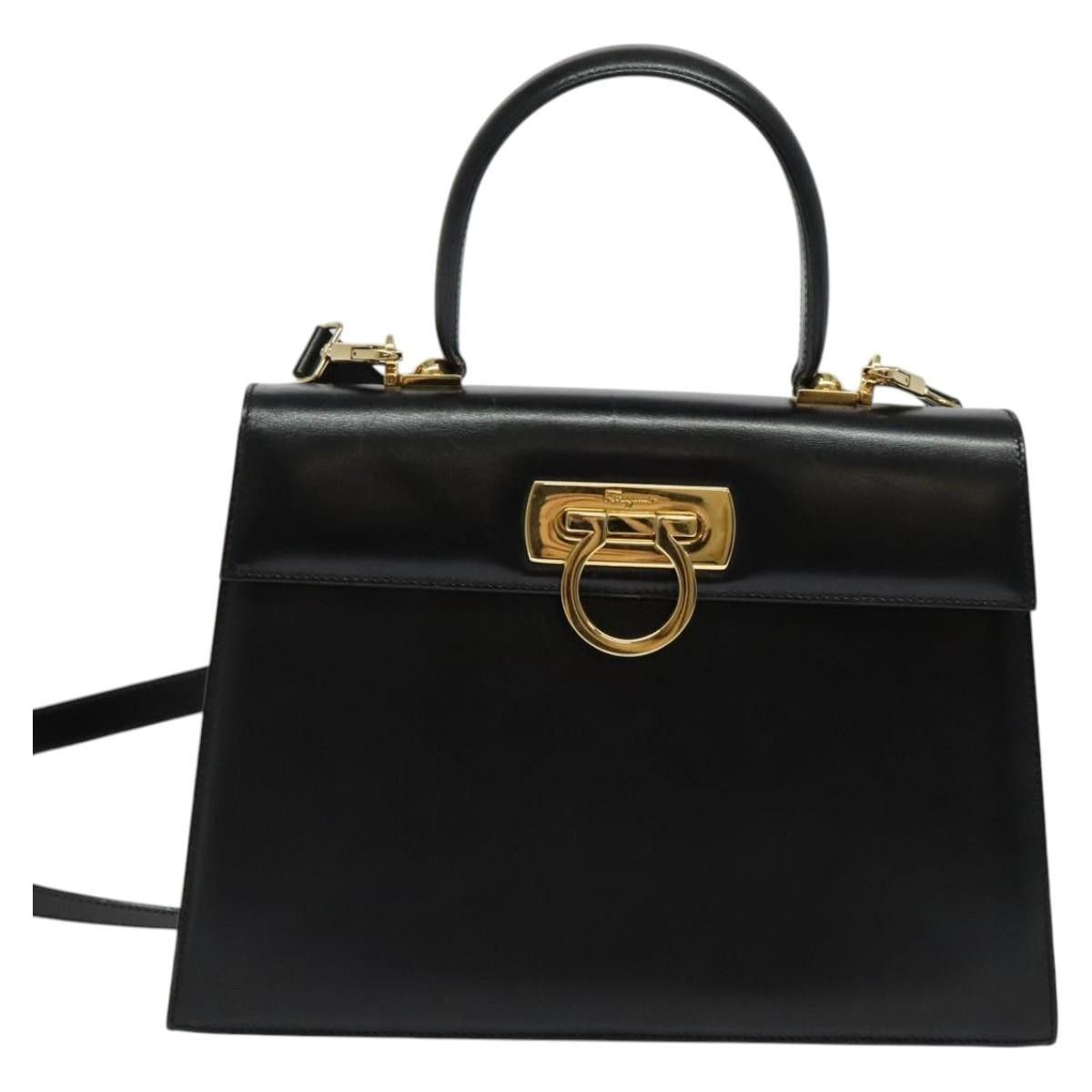 Salvatore Ferragamo Salvatore Ferragamo Gancini Convertible Top Handle Bag Leather Size ONE SIZE - 24 Thumbnail