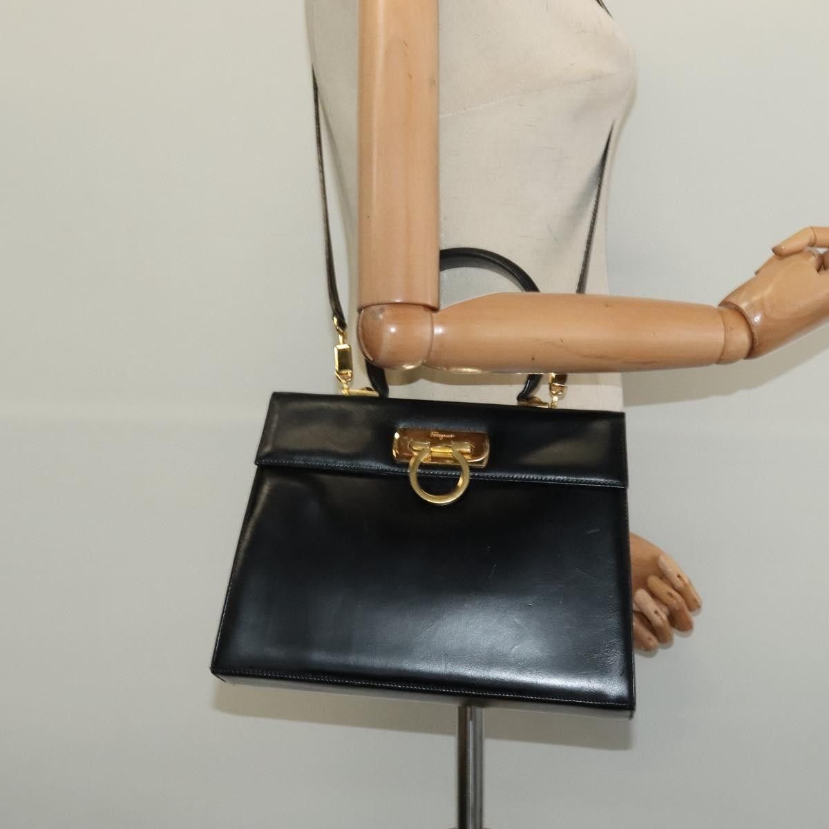 Salvatore Ferragamo Salvatore Ferragamo Gancini Convertible Top Handle Bag Leather Size ONE SIZE - 14 Thumbnail
