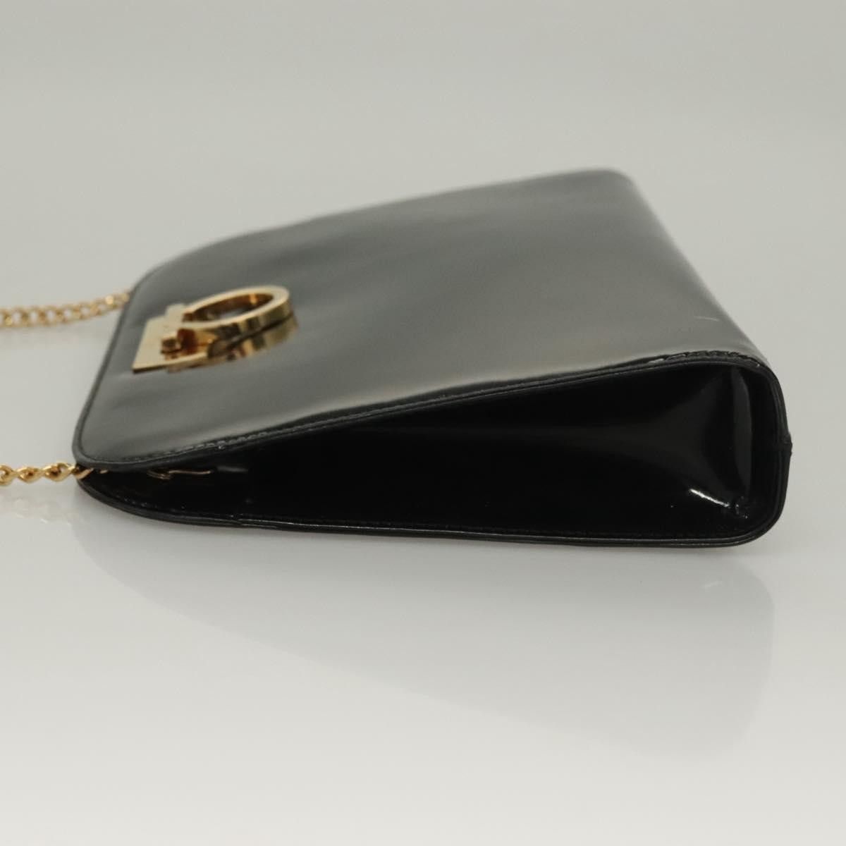 Salvatore Ferragamo Salvatore Ferragamo Gancini Patent Leather Size ONE SIZE - 4 Thumbnail