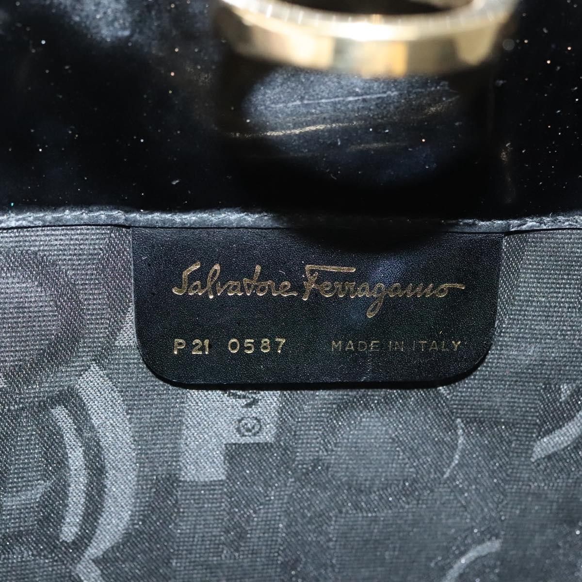 Salvatore Ferragamo Salvatore Ferragamo Gancini Patent Leather Size ONE SIZE - 6 Thumbnail