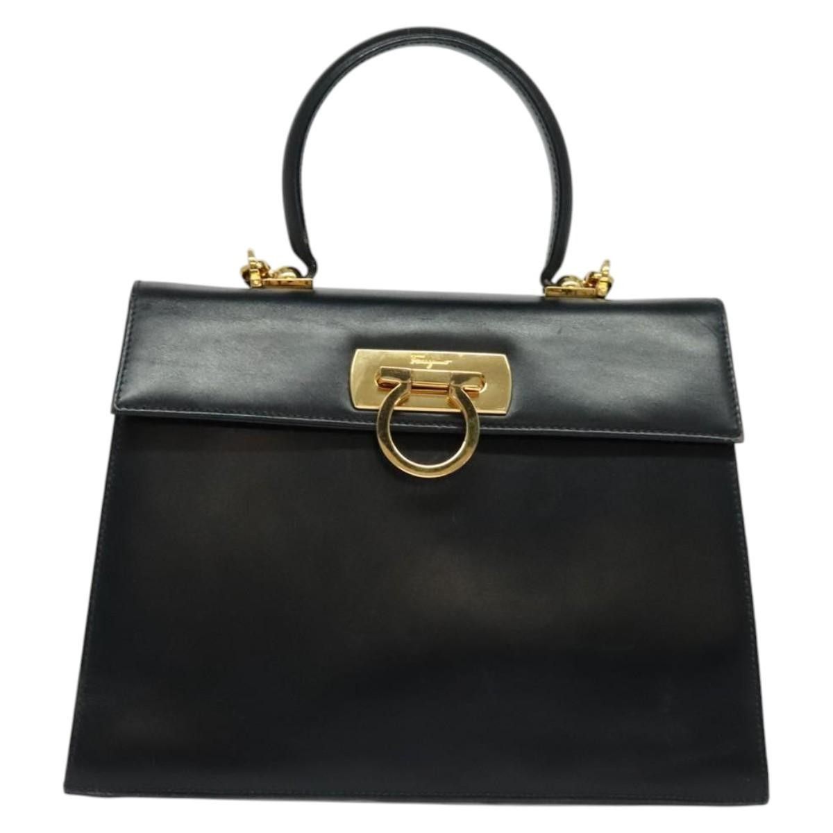 Salvatore Ferragamo Salvatore Ferragamo Gancini Convertible Top Handle Leather Size ONE SIZE - 15 Thumbnail