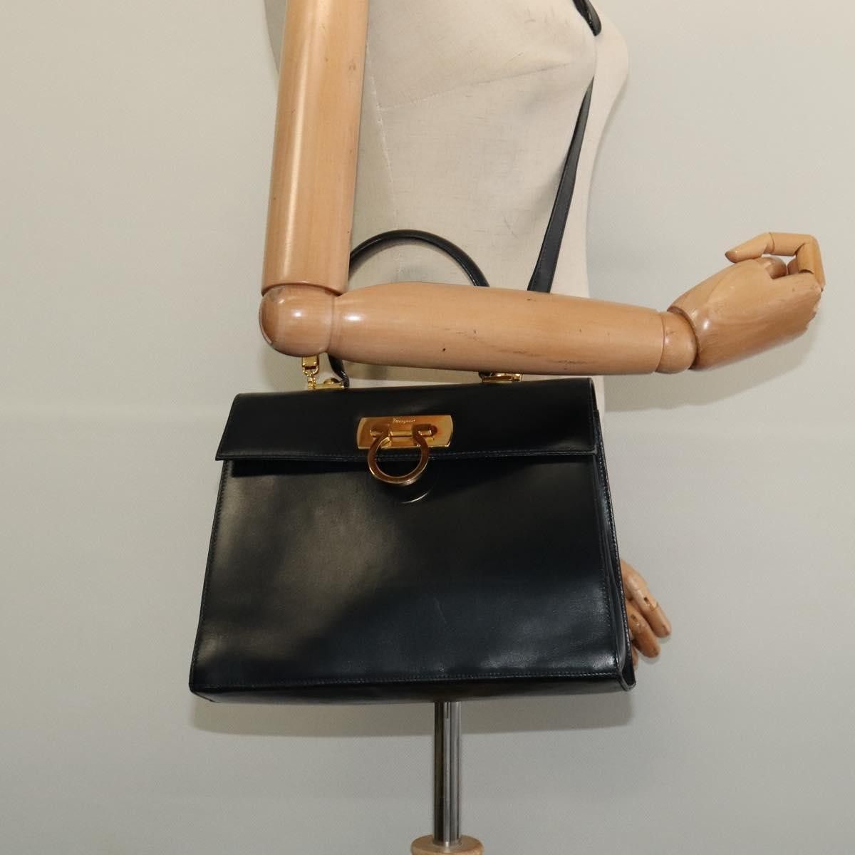 Salvatore Ferragamo Salvatore Ferragamo Gancini Convertible Top Handle Leather Size ONE SIZE - 14 Thumbnail