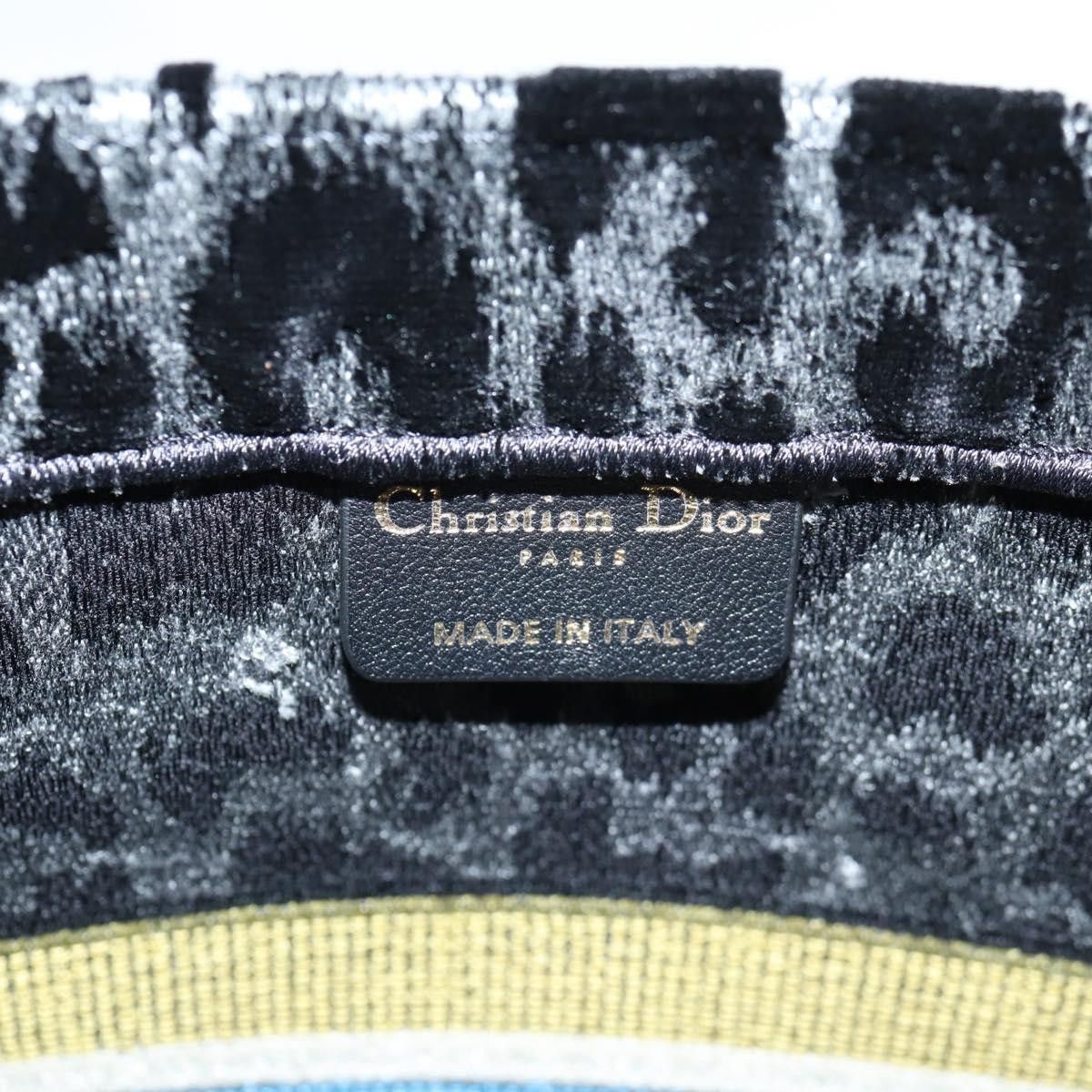 Dior Christian Dior Book Tote Mizza Embroidered Canvas and Velvet Size ONE SIZE - 6 Thumbnail