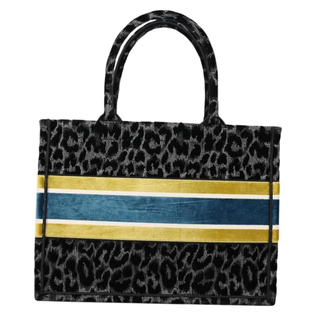 Dior Christian Dior Book Tote Mizza Embroidered Canvas and Velvet Size ONE SIZE - 2 Thumbnail