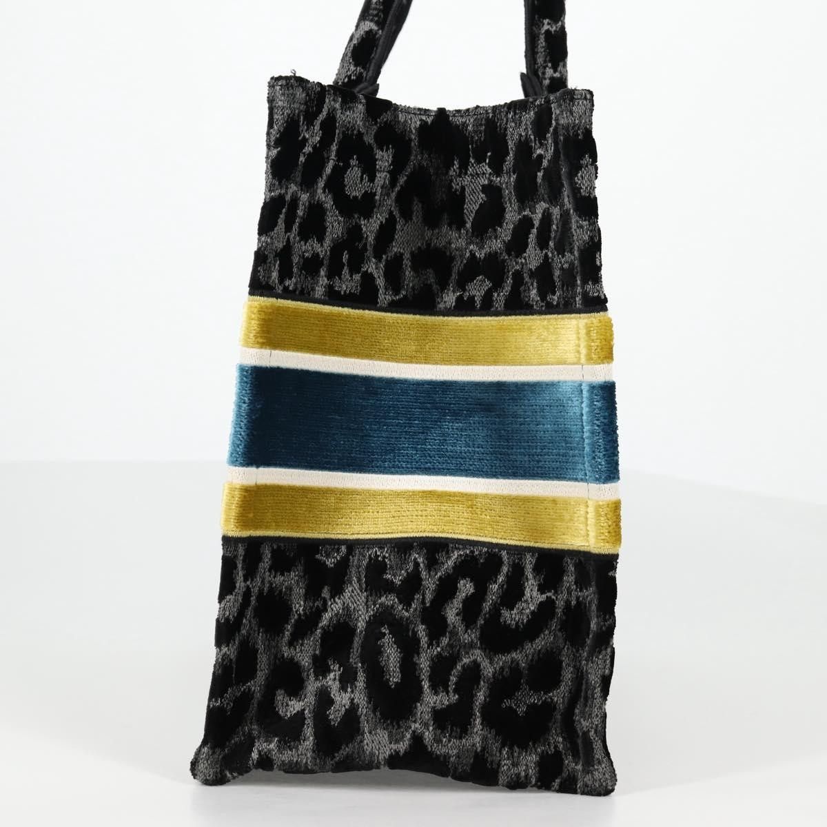 Dior Christian Dior Book Tote Mizza Embroidered Canvas and Velvet Size ONE SIZE - 3 Thumbnail