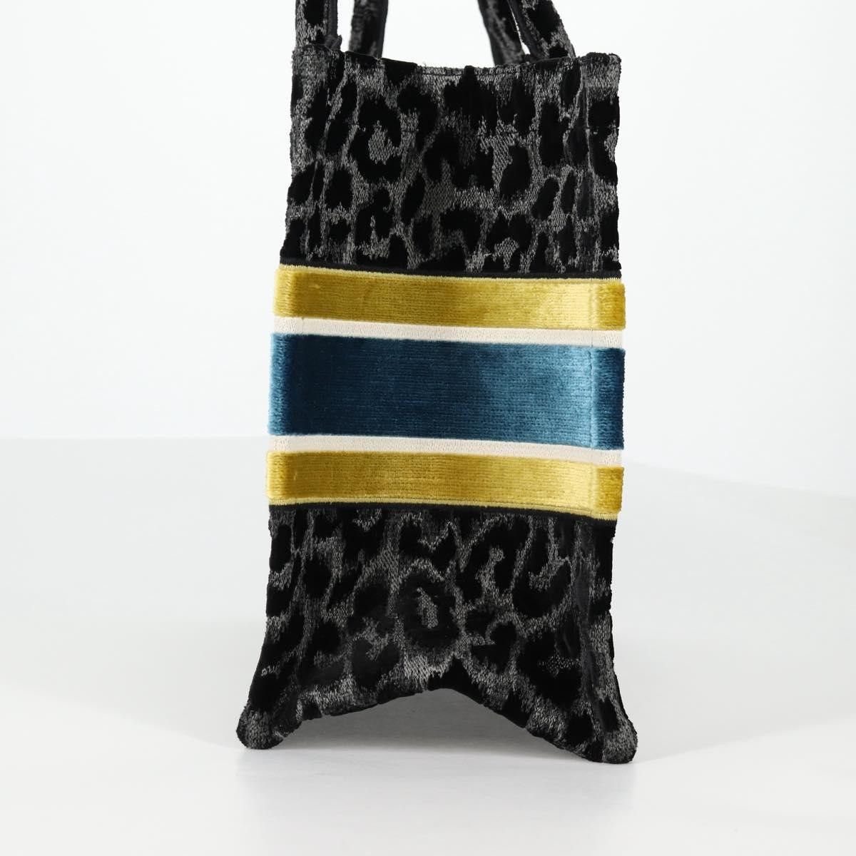 Dior Christian Dior Book Tote Mizza Embroidered Canvas and Velvet Size ONE SIZE - 4 Thumbnail