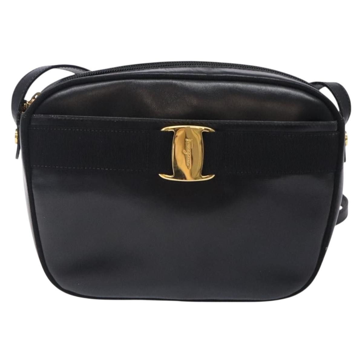 Salvatore Ferragamo Salvatore Ferragamo Vala Shoulder Bag Leather Size ONE SIZE - 18 Thumbnail