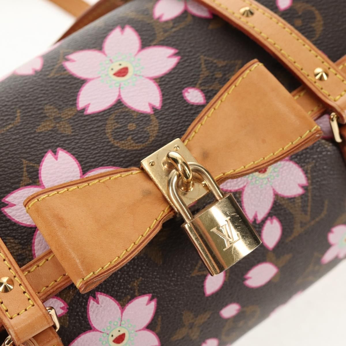 Louis Vuitton Louis Vuitton Papillon Handbag Limited Edition Cherry Blossom Monogram Size ONE SIZE - 14 Thumbnail