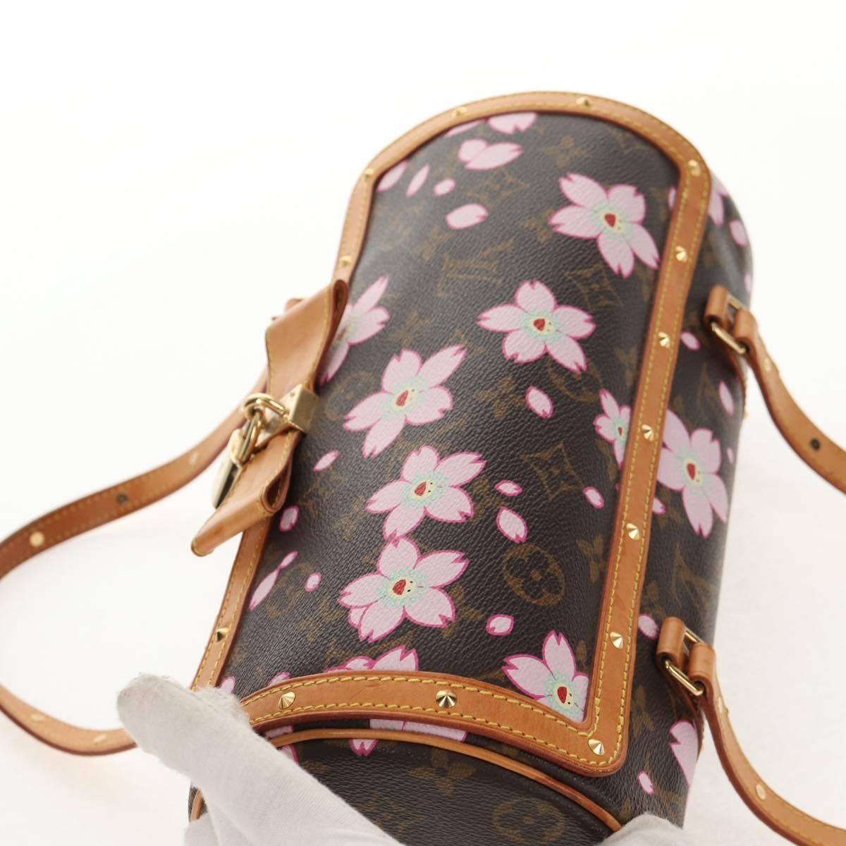 Louis Vuitton Louis Vuitton Papillon Handbag Limited Edition Cherry Blossom Monogram Size ONE SIZE - 21 Thumbnail