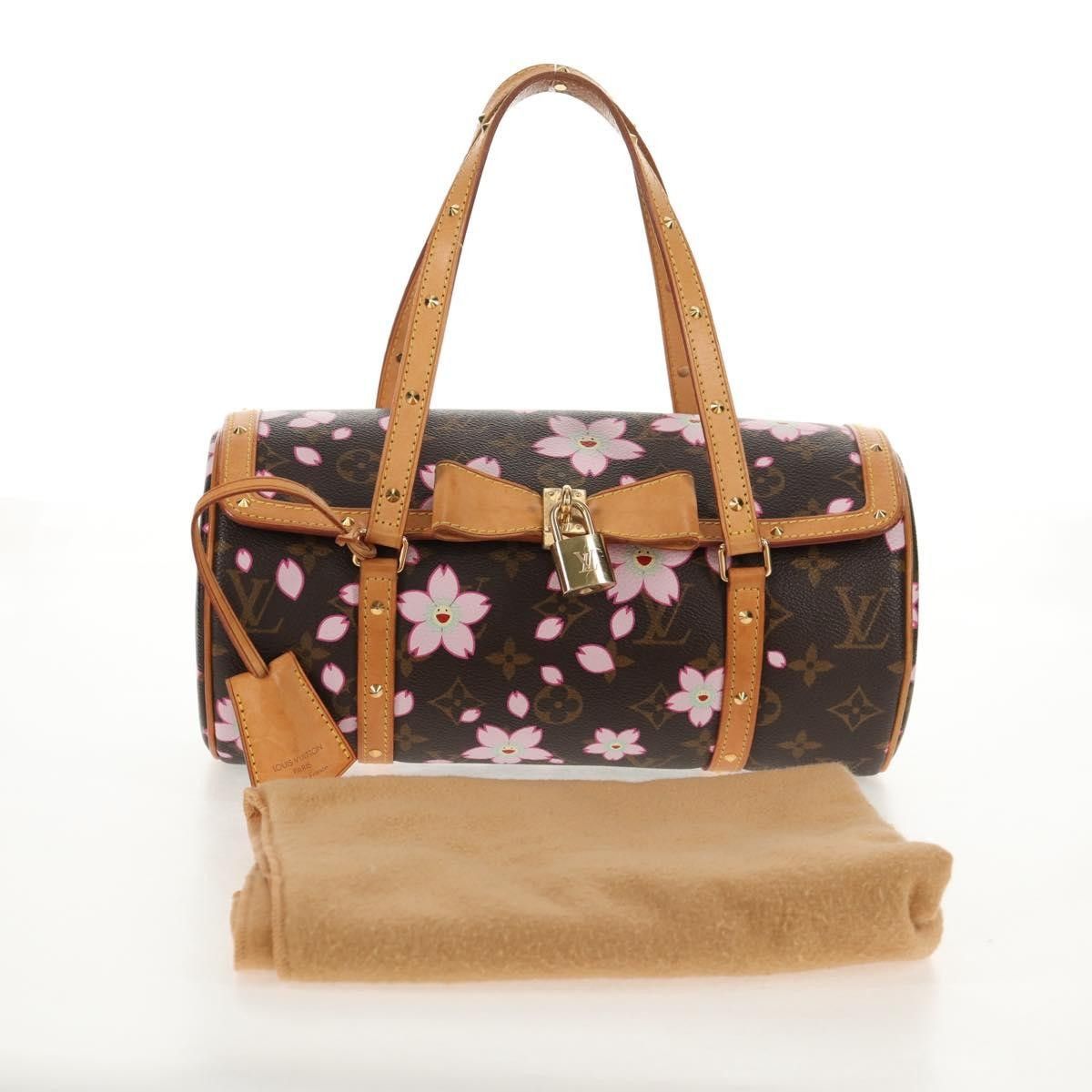 Louis Vuitton Louis Vuitton Papillon Handbag Limited Edition Cherry Blossom Monogram Size ONE SIZE - 17 Thumbnail