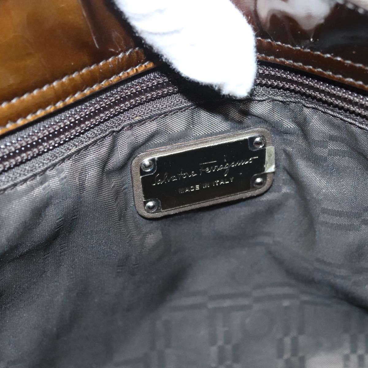Salvatore Ferragamo Salvatore Ferragamo Gancini Zip Tote Leather Size ONE SIZE - 7 Thumbnail