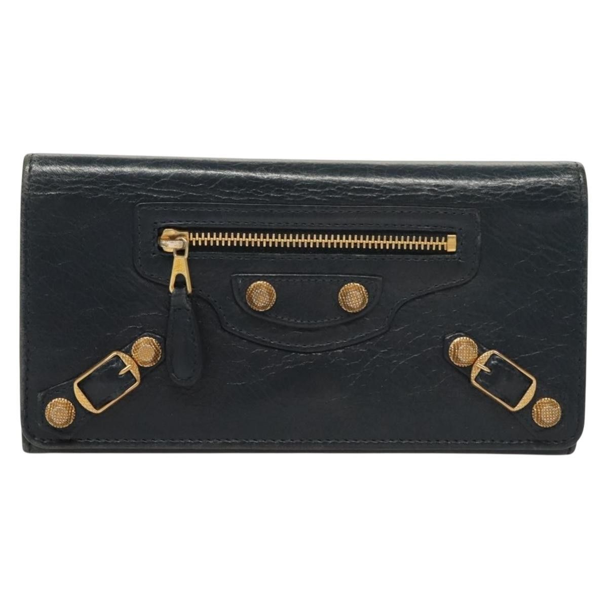 Balenciaga Balenciaga Giant Money Flap Wallet Leather Size ONE SIZE - 17 Thumbnail