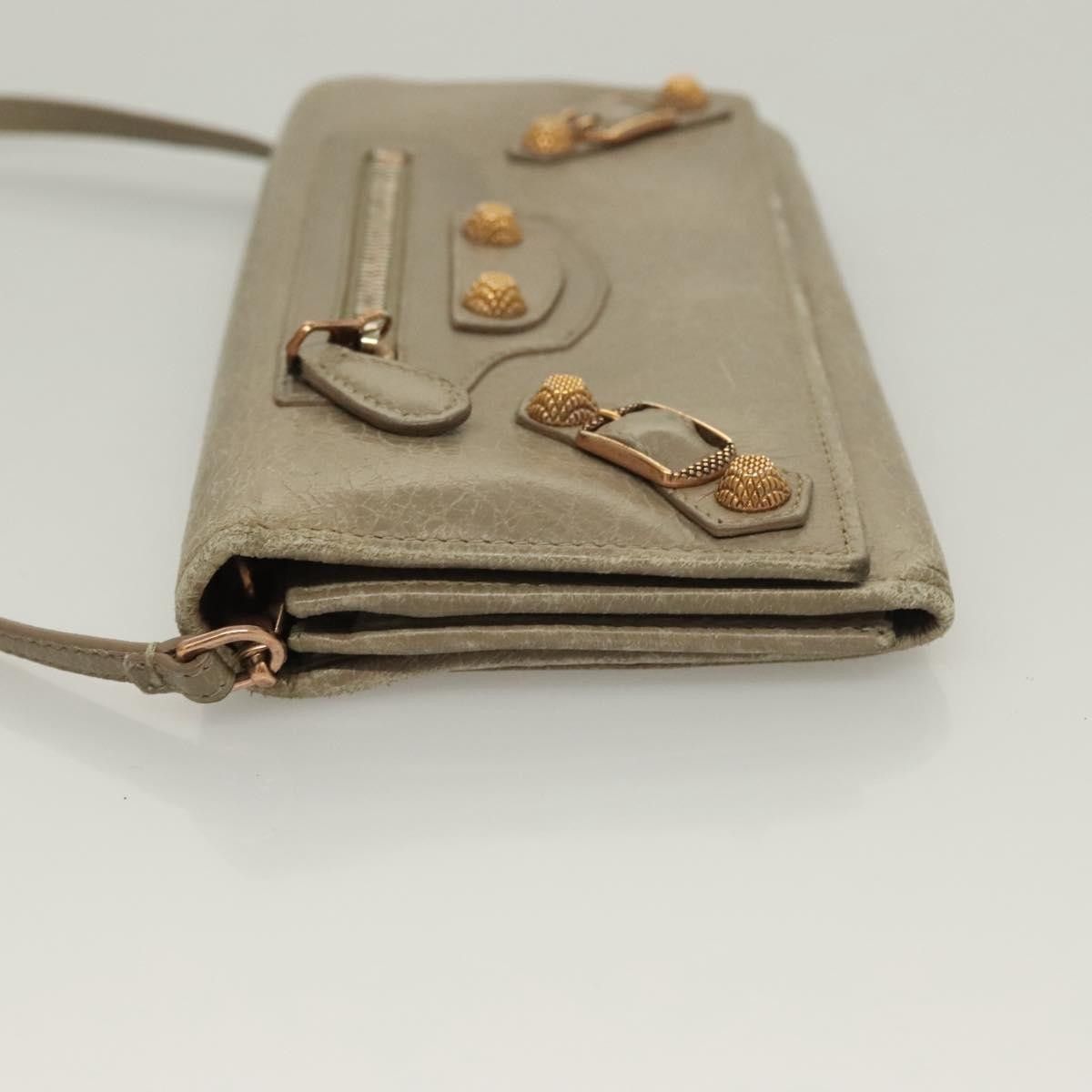 Balenciaga Balenciaga Giant Money Flap Wallet Leather Size ONE SIZE - 4 Thumbnail