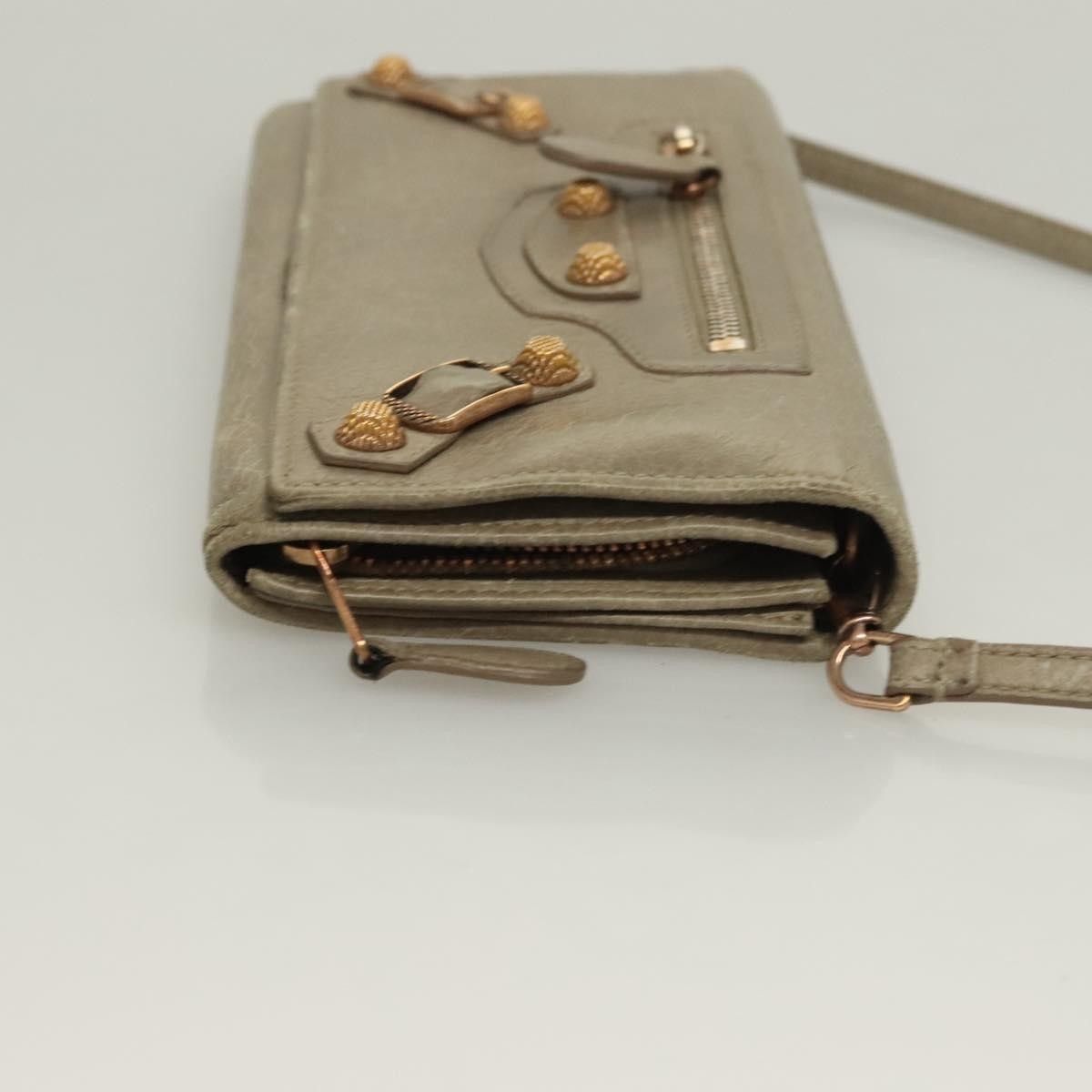 Balenciaga Balenciaga Giant Money Flap Wallet Leather Size ONE SIZE - 3 Thumbnail